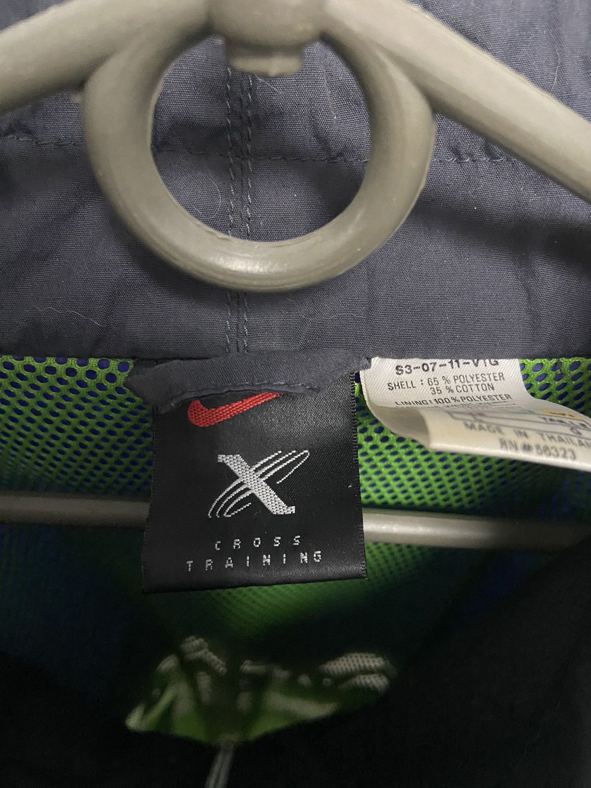 Nike × Vintage Nike Vintage Jacket Nylon Logo Big Print Logo Y2K Size US L / EU 52-54 / 3 - 6 Thumbnail