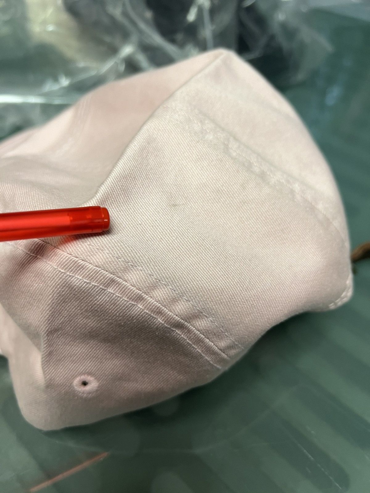 Supreme SS17 SUPREME WASHED CHINO TWILL CAMP CAP HAT PINK 2017 Size ONE SIZE - 7 Thumbnail