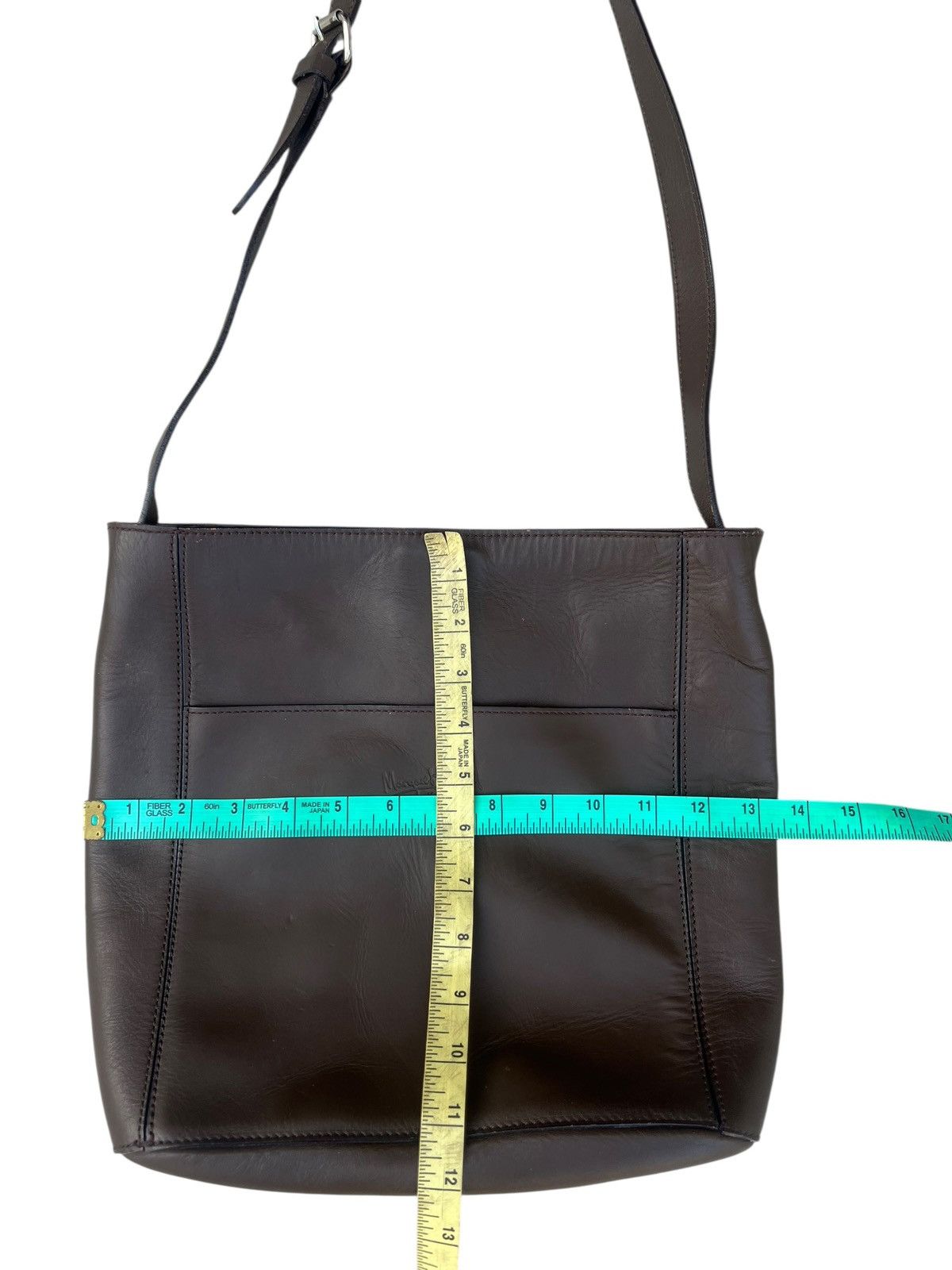 Margaret Howell Vintage Margaret Howell Patina Scratch Cowhide Leather Bag Size ONE SIZE - 2 Thumbnail