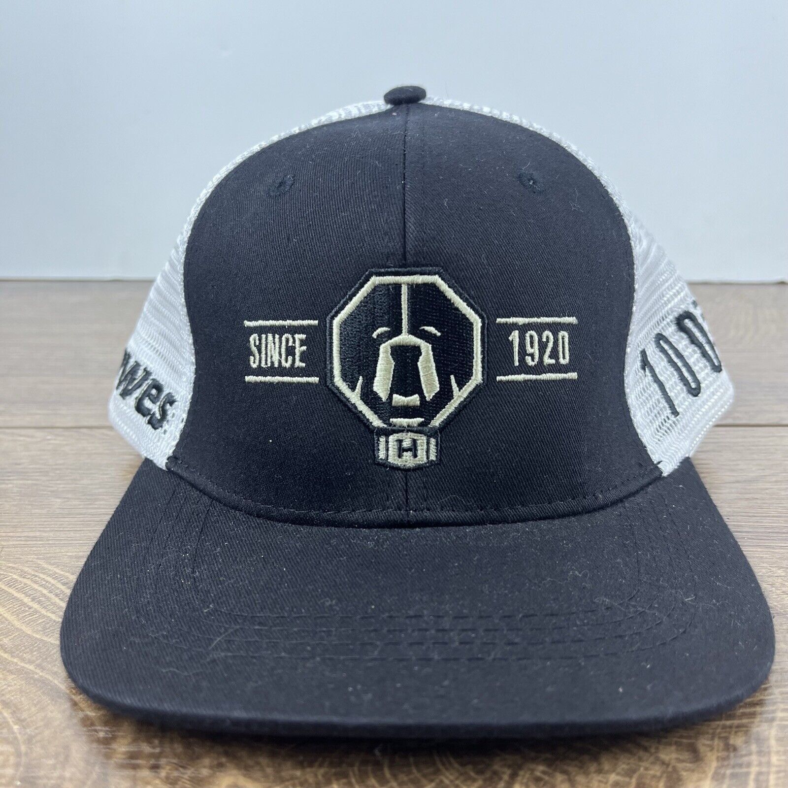 Other Howe's Hat Howes Bulldog Snapback Hat Black Hat Adjustable B Size ONE SIZE - 1 Thumbnail