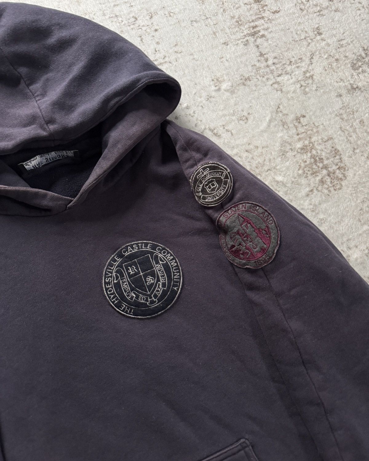Raf Simons Raf Simons AW00 Confusion patch hoodie Size US S / EU 44-46 / 1 - 2 Thumbnail