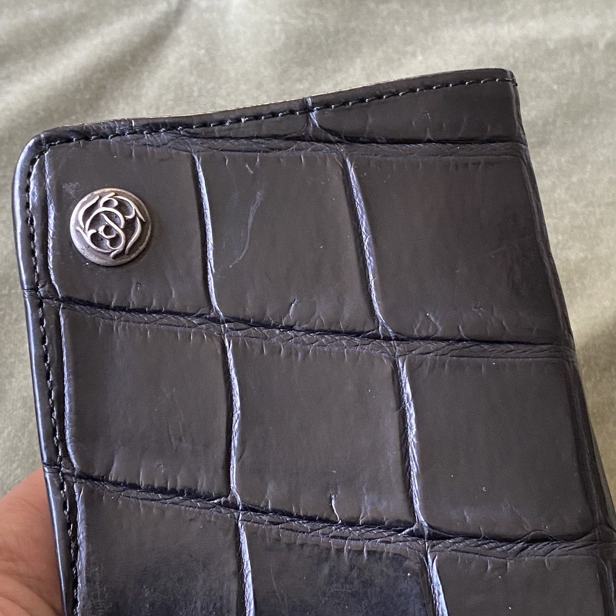 Chrome Hearts Chrome Hearts Alligator Celtic Fold Leather Wallet Size ONE SIZE - 8 Thumbnail