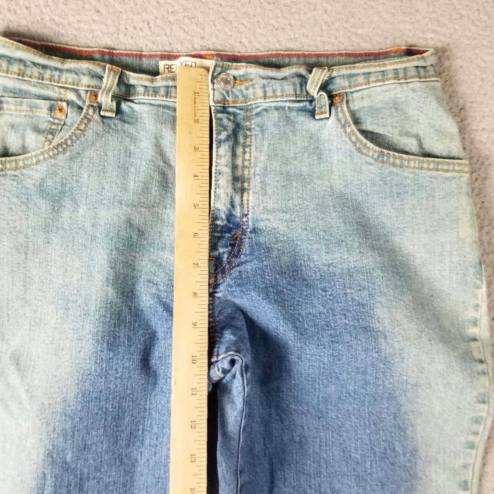 Levi's LEVI'S 550 Bootcut Relaxed Jeans Womens Size 12S Acid Wash Mid Rise Blue Size 34" / US 12 / IT 48 - 6 Thumbnail