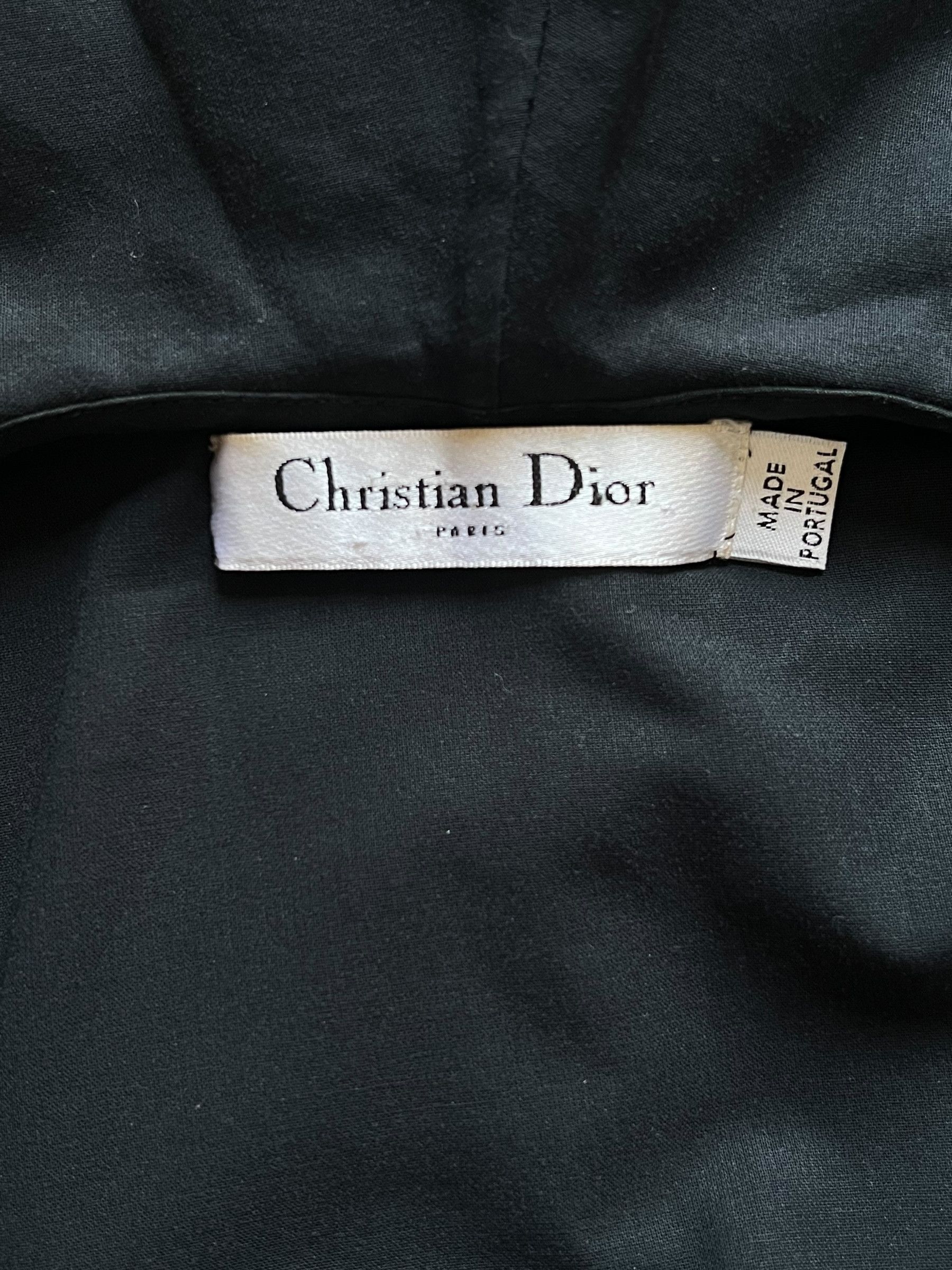 Dior Christian Dior Black Ruffled Shirt. Size L / US 10 / IT 46 - 5 Thumbnail