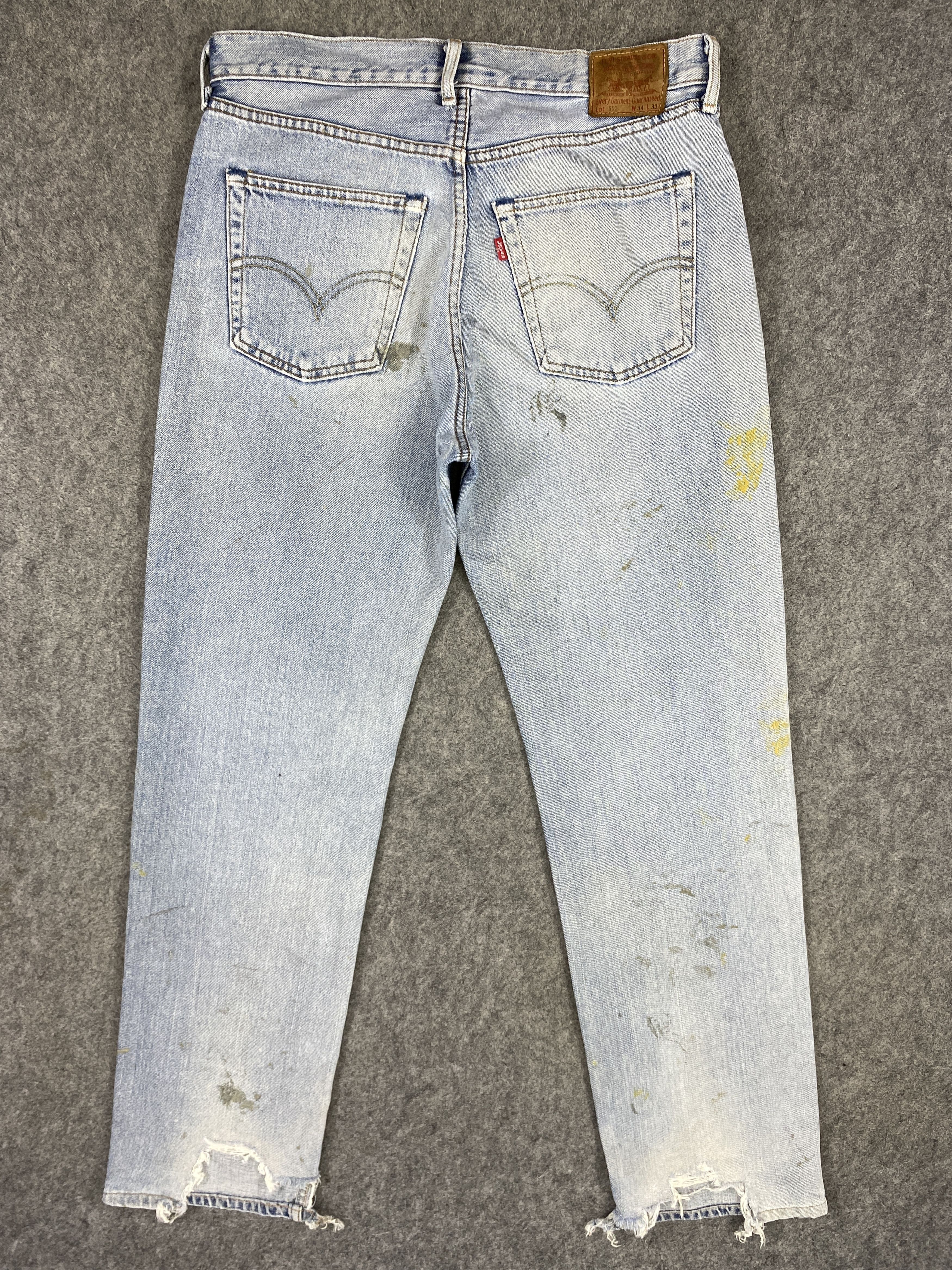 Levi's Light Blue Wash Vintage Levi's 502 33x33.5 Denim -JN2025 Size US 33 - 2 Thumbnail