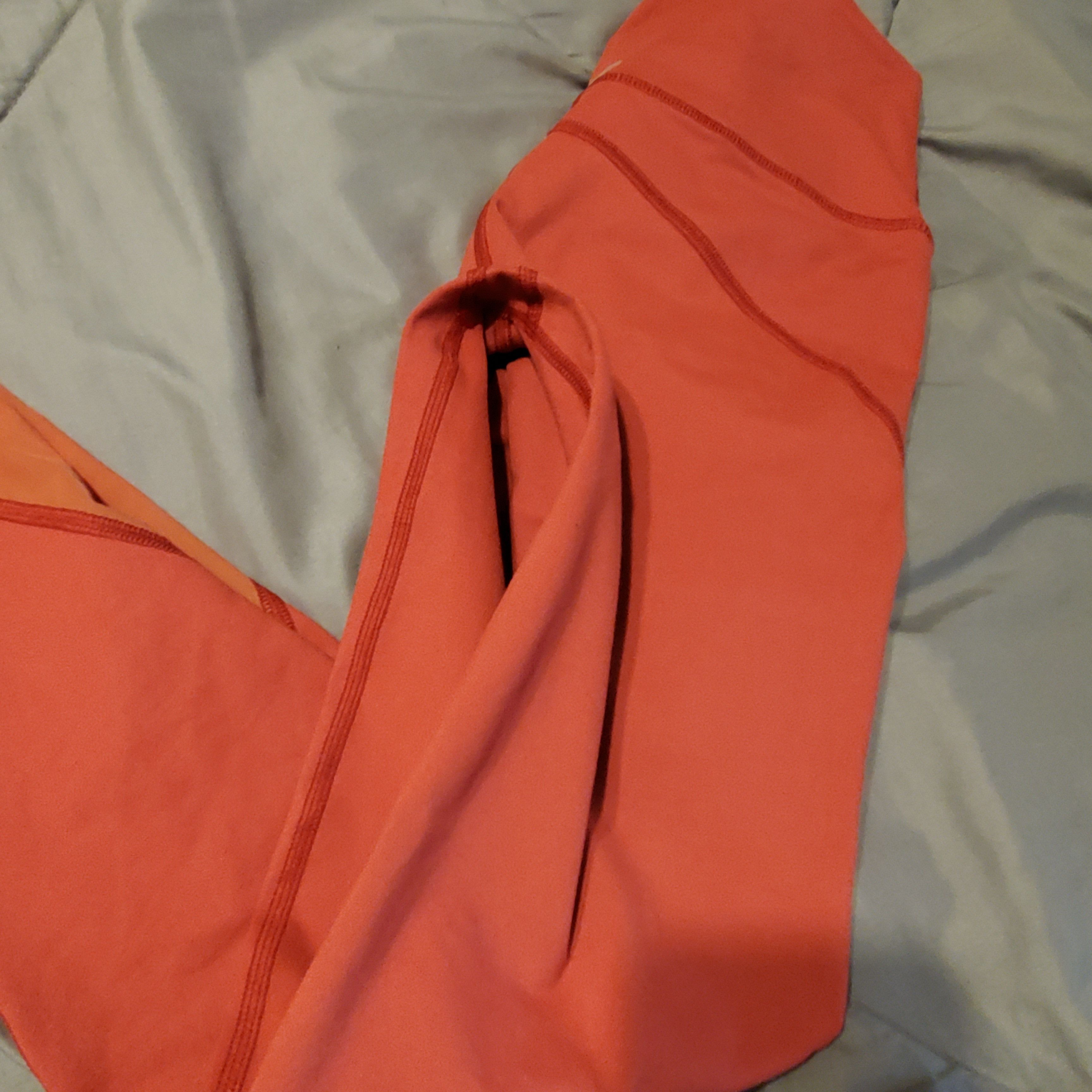 Other Aerie Orange Active Leggings SZ:M Size 27" / US 4 / IT 40 - 6 Thumbnail