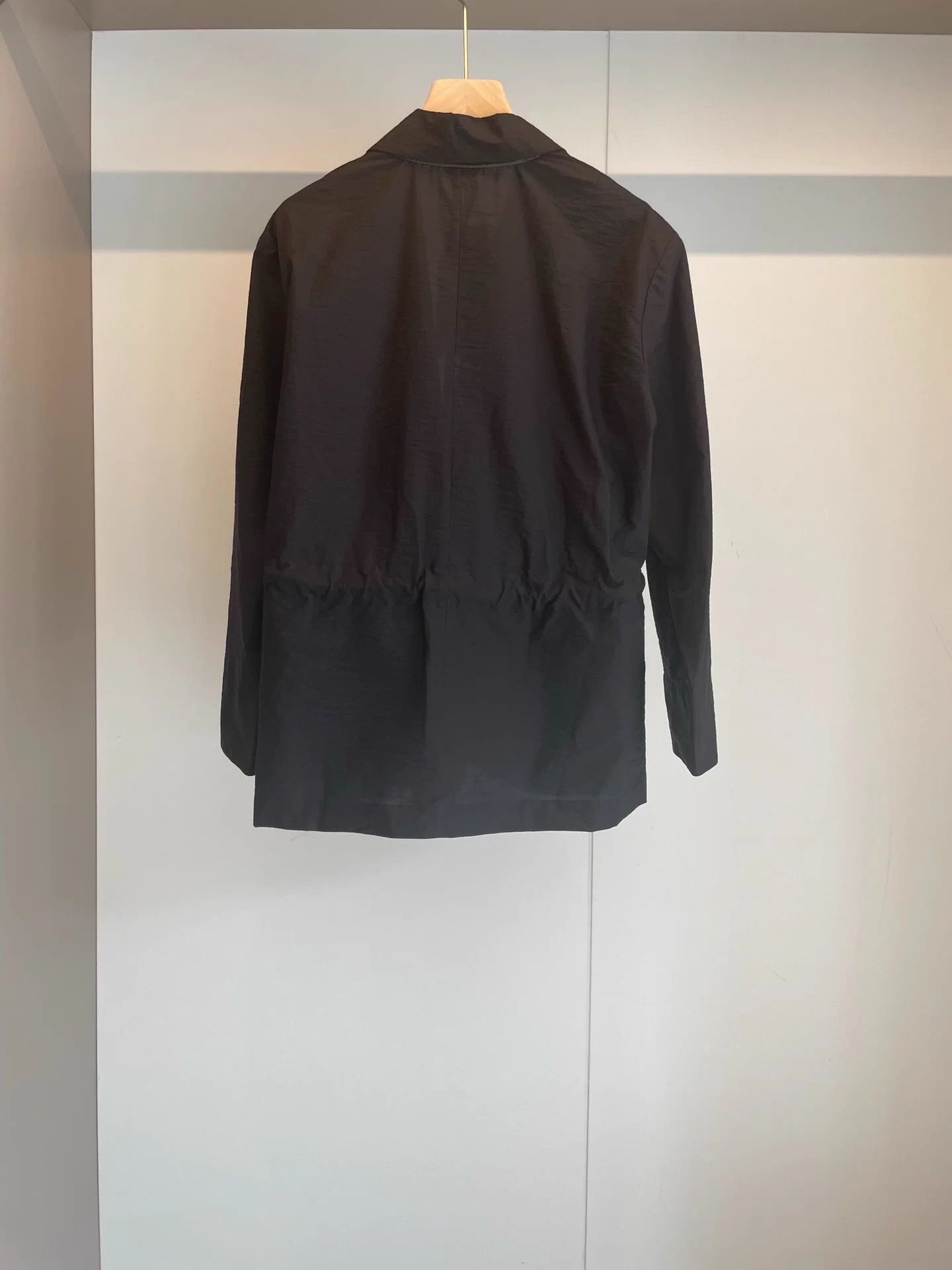 Brunello Cucinelli Brunello Cucinelli BC Authentic Black Cotton Jacket XS Size XS / US 0-2 / IT 36-38 - 2 Thumbnail