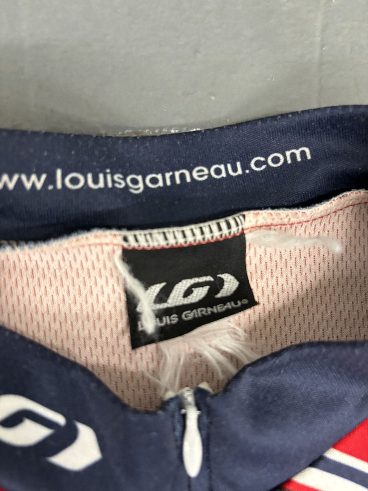 Vintage Vintage lauis garneu cycling jersey Size US L / EU 52-54 / 3 - 3 Thumbnail