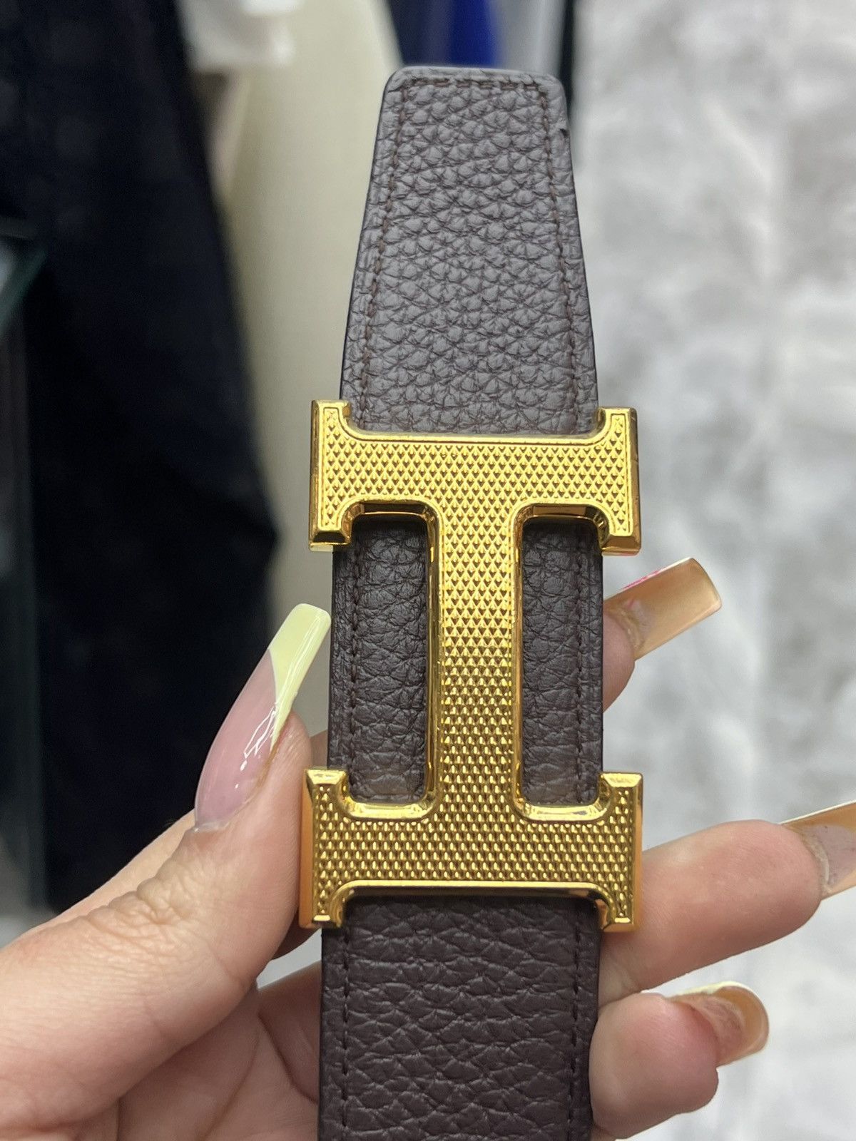 Hermes Hermes Constance Reversible Belt w/ Gold Platted Buckle Size 30 - 8 Thumbnail
