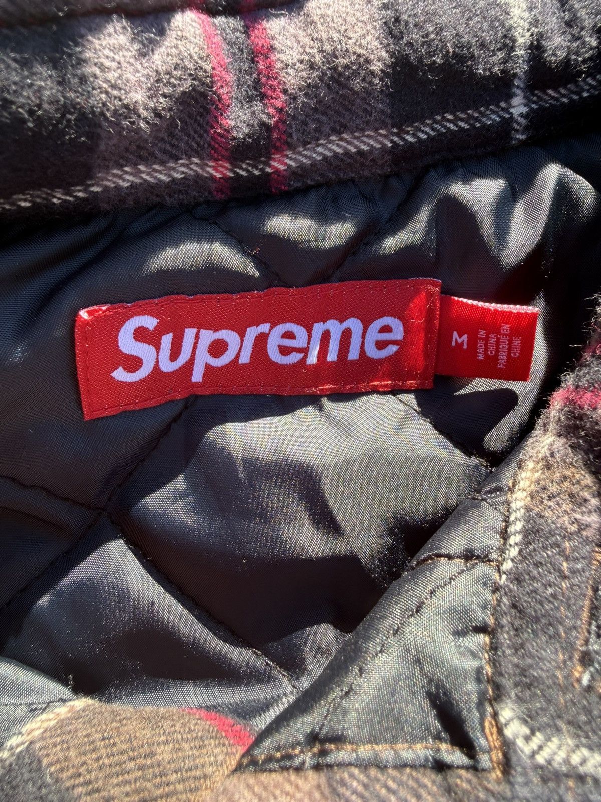 Supreme Supreme Quilted plaid flannel Size US M / EU 48-50 / 2 - 4 Thumbnail