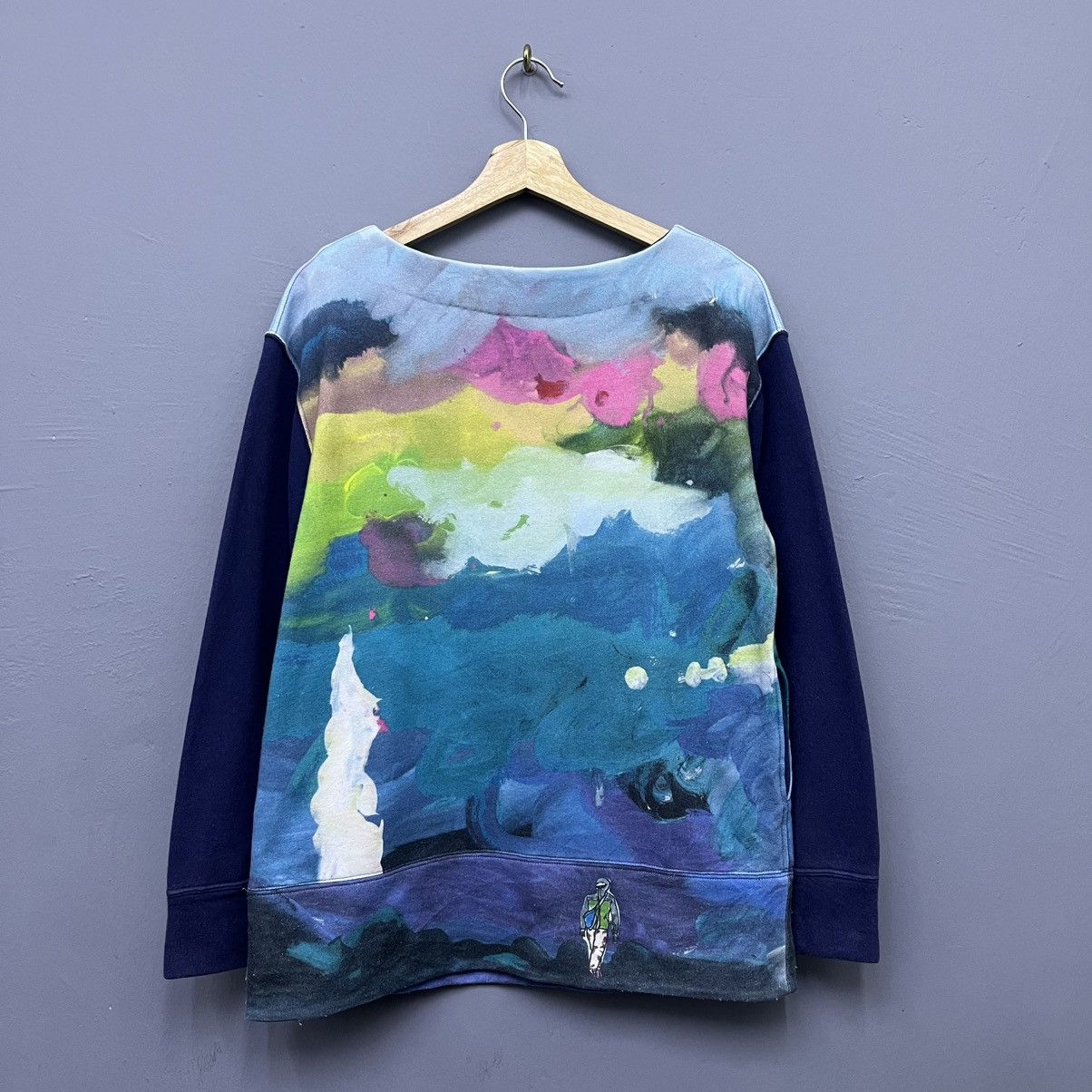 Tsumori Chisato Tsumori Chisato Art Watercolor Sweatshirt Size US M / EU 48-50 / 2 - 2 Thumbnail