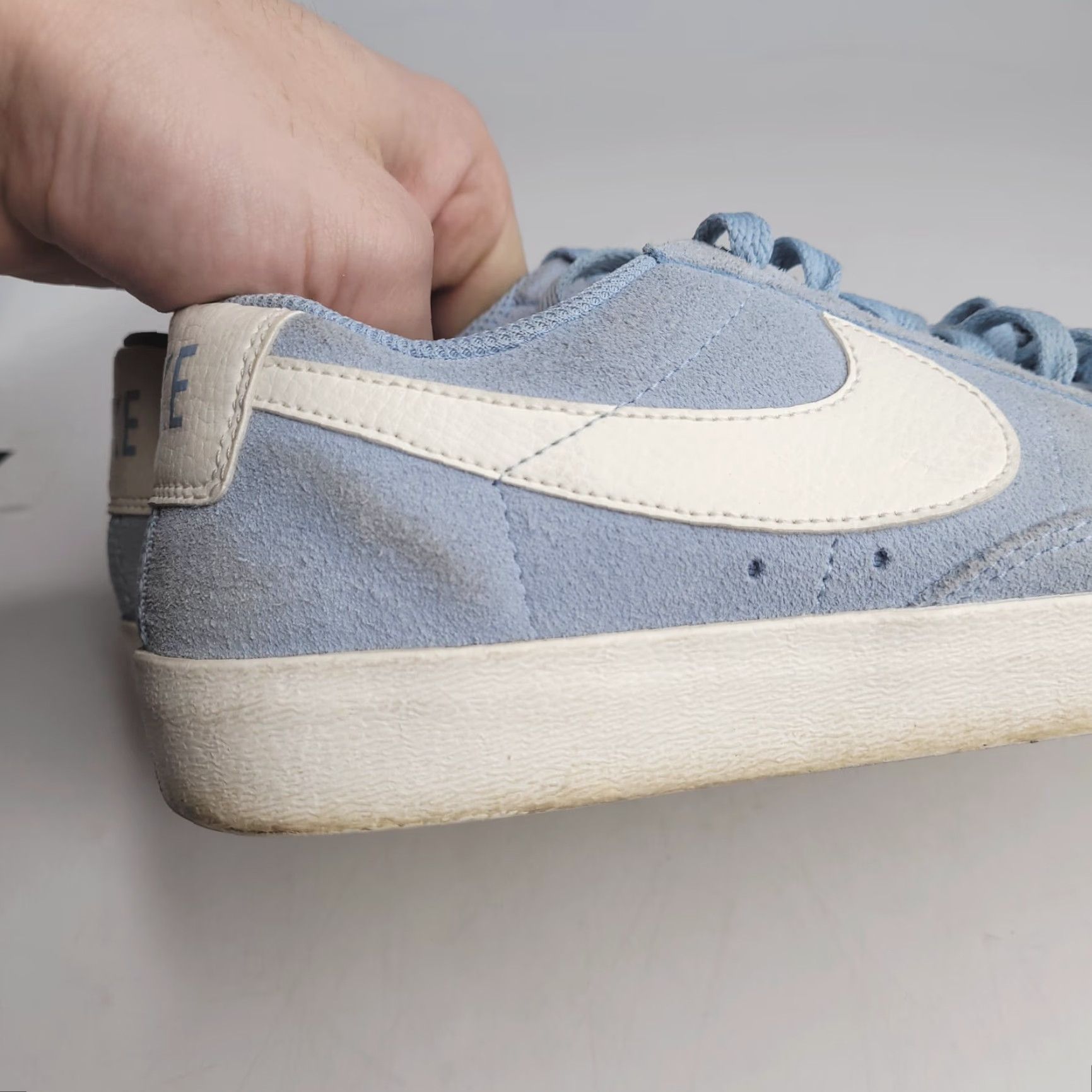 Nike Nike Blazer Low Sneaker Womens 9 Blue Suede Athletic Shoes Shoes Blues Women 90s? Size M / US 6-8 / IT 42-44 - 2 Thumbnail