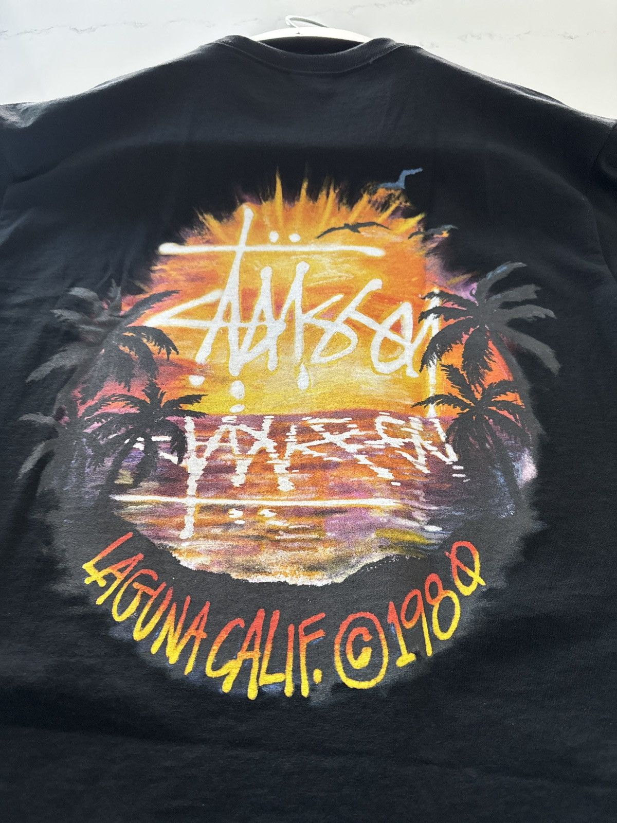 Stussy Sunset tee 1980 Size US L / EU 52-54 / 3 - 4 Thumbnail