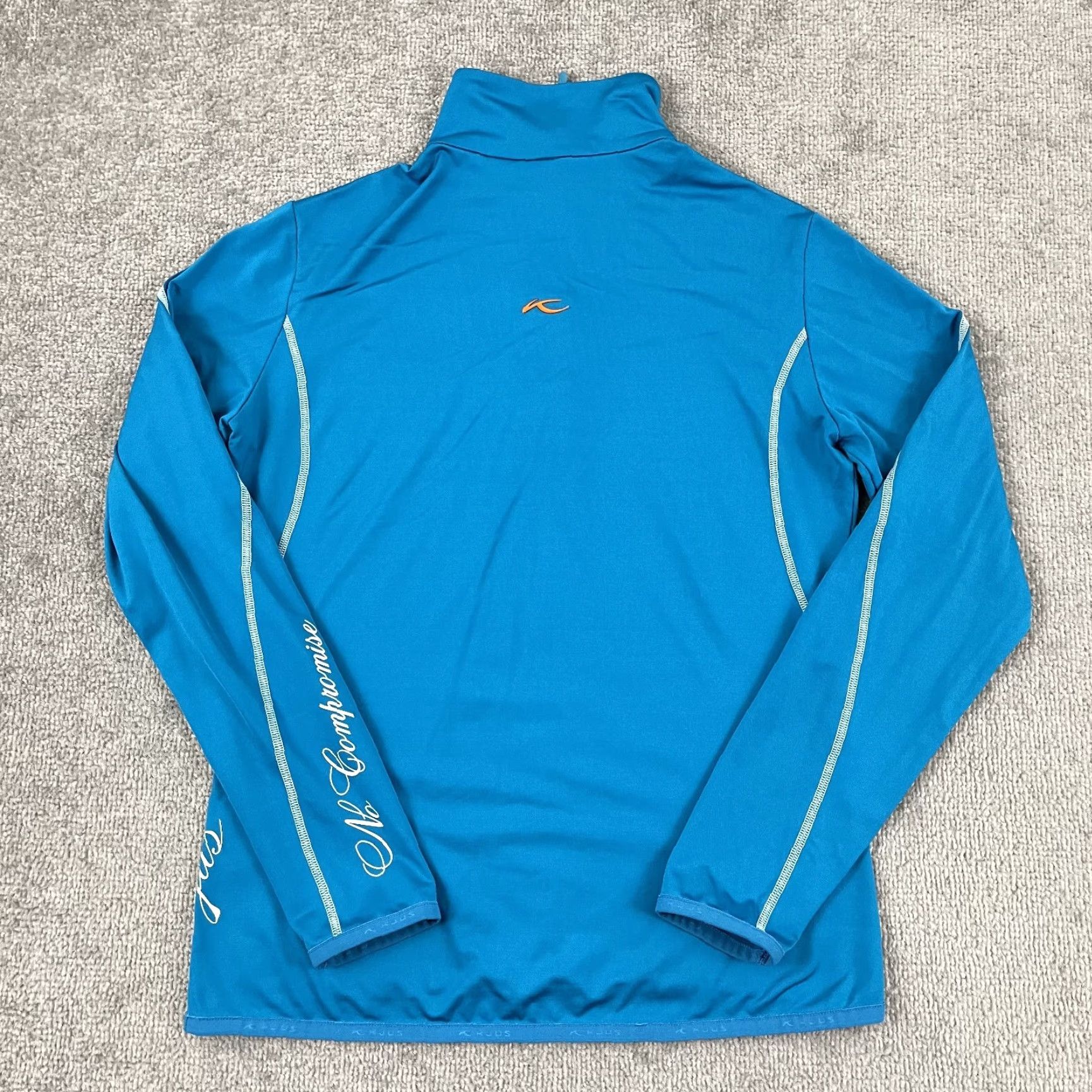 KJUS KJUS Jacket Womens XL Blue Pullover - Regular Fit, Golf, Performance, All Seasons, 3/4 Zip, Breathable, Easy Care Size XL / US 12-14 / IT 48-50 - 7 Thumbnail