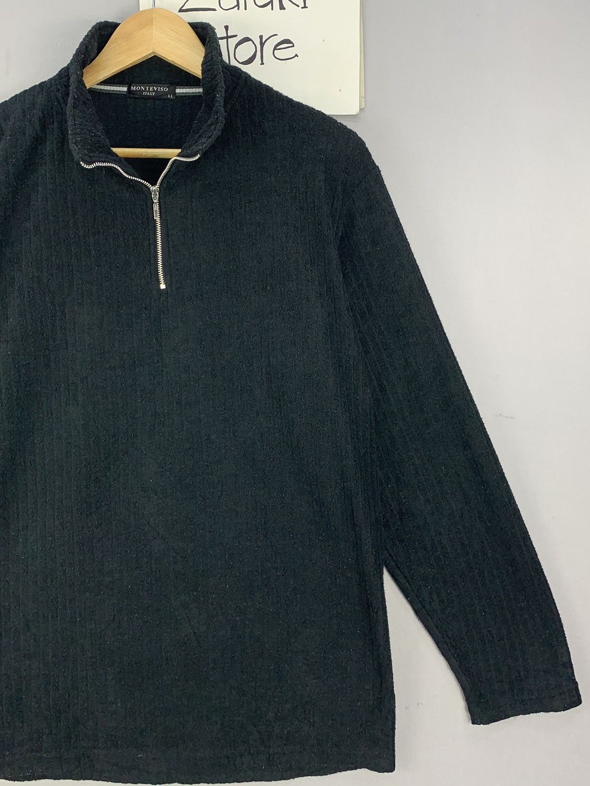 Vintage Monteviso Italy Long Sleeve Poly Rayon Shirt Size US L / EU 52-54 / 3 - 4 Thumbnail