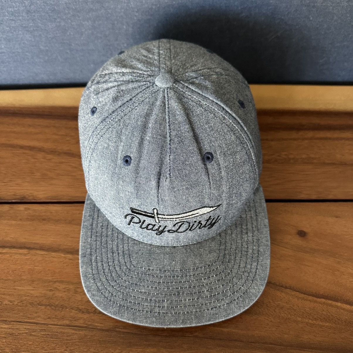 Undefeated Undefeated UNDFTD Play Dirty Chambray Snapback Hat Size ONE SIZE - 6 Thumbnail