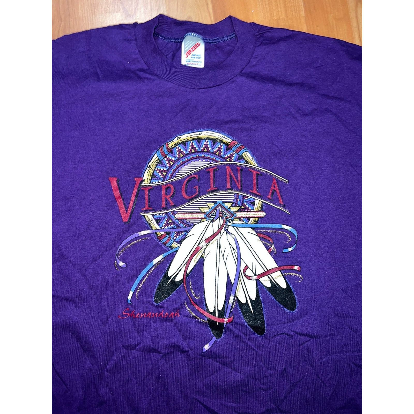 Vintage Vintage Sleeper Shirt Virginia Shenandoah Tee 90s VTG OS Size ONE SIZE - 2 Thumbnail