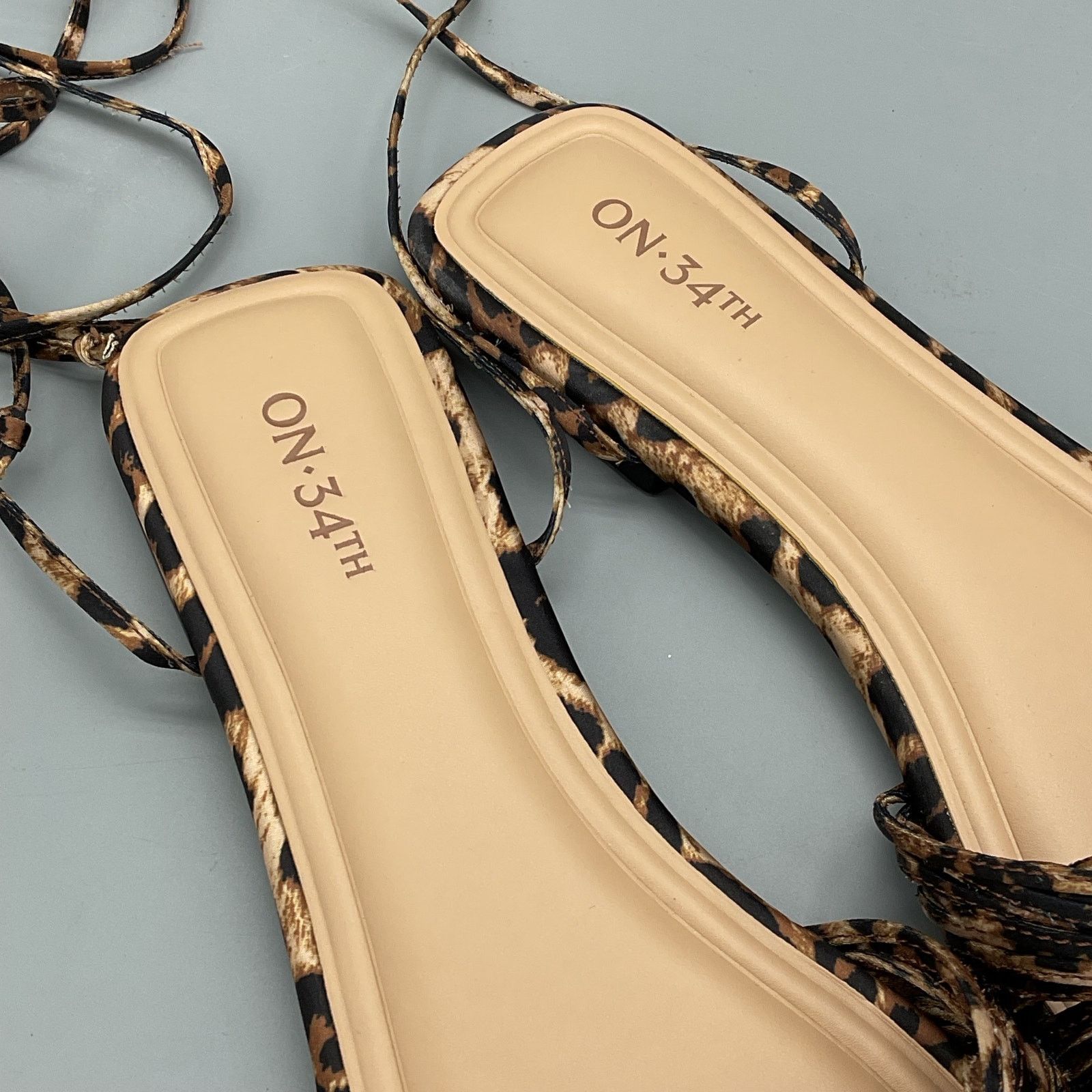 Other NEW on 34th Women’s Jenniee Knot Sandals Leopard Size 9.5M Size US 9.5 / IT 39.5 - 5 Thumbnail