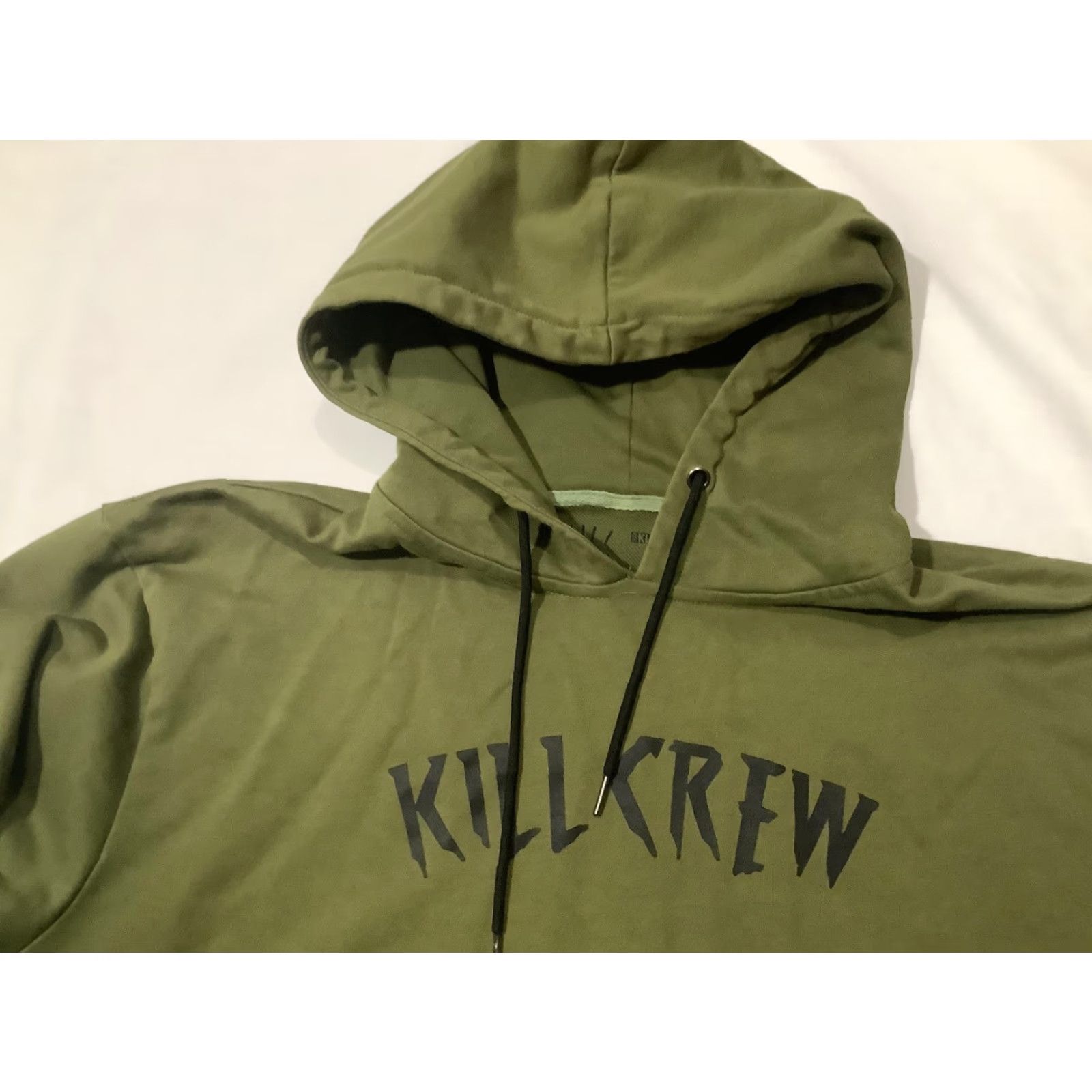 Logo 7 Kill Crew Hoodie Mens 2XL Green Logo Graphic Pullover Sweatshirt Tagless Casual Size US XXL / EU 58 / 5 - 2 Thumbnail