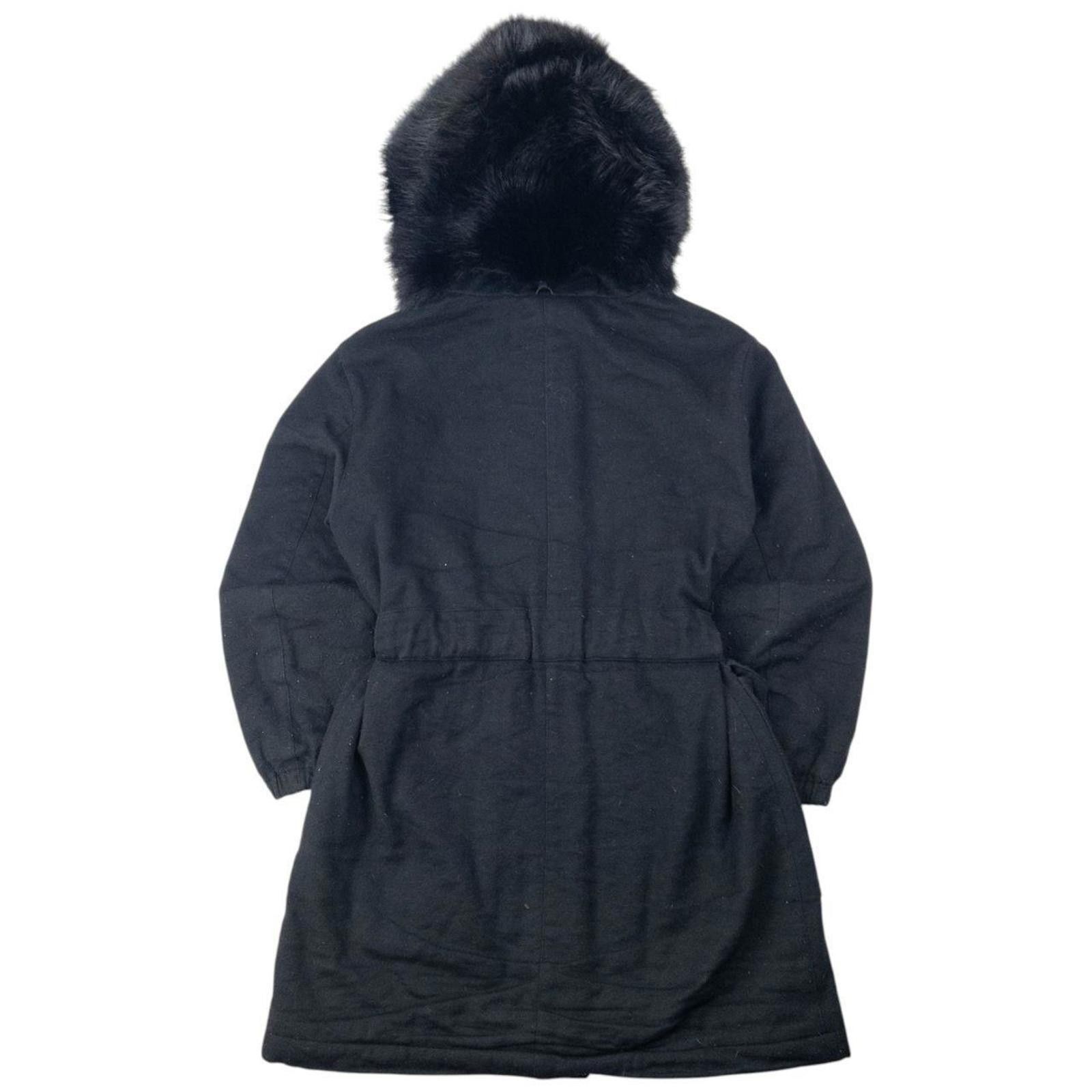 Prada Vintage 2000s Prada Sport Raccoon Fur Wool Jacket Womens L Size L / US 10 / IT 46 - 2 Thumbnail