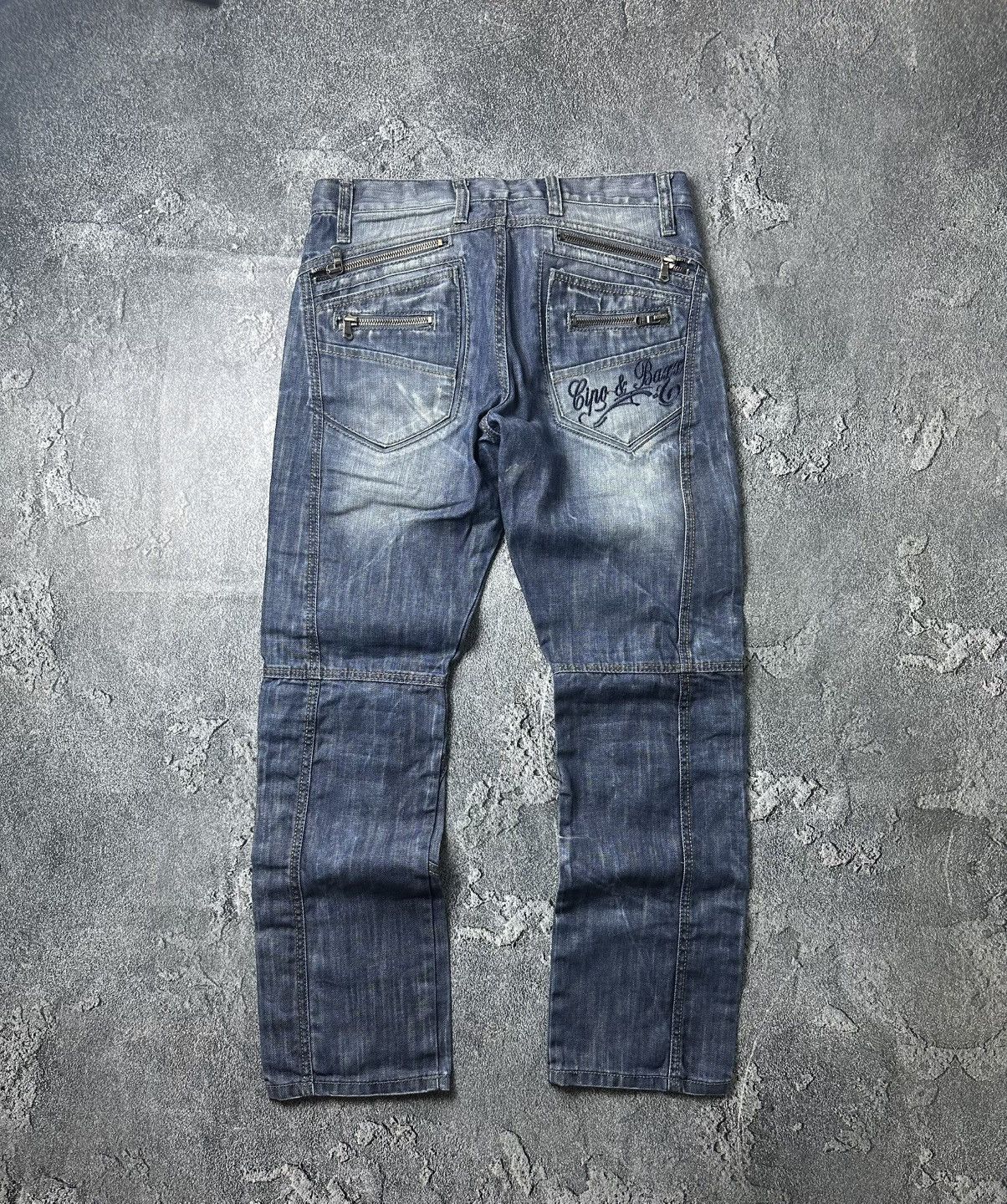 Japanese Brand Vintage Crazy Number Nine style y2k avantgarde jeans Size US 32 / EU 48 - 6 Thumbnail