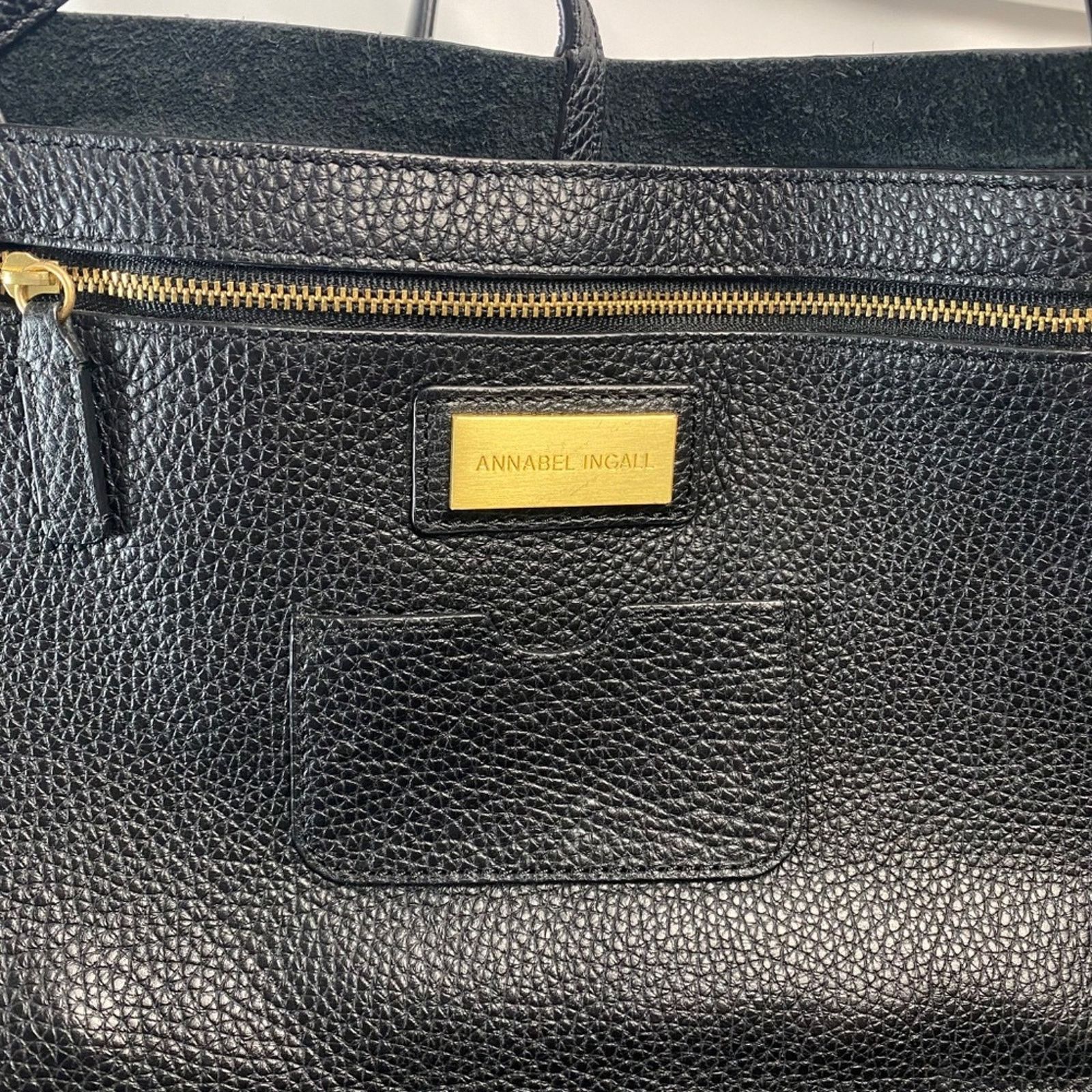 Other ANNABEL INGALL Isabella Tote Italian Pebble Leather in Black Size ONE SIZE - 10 Thumbnail