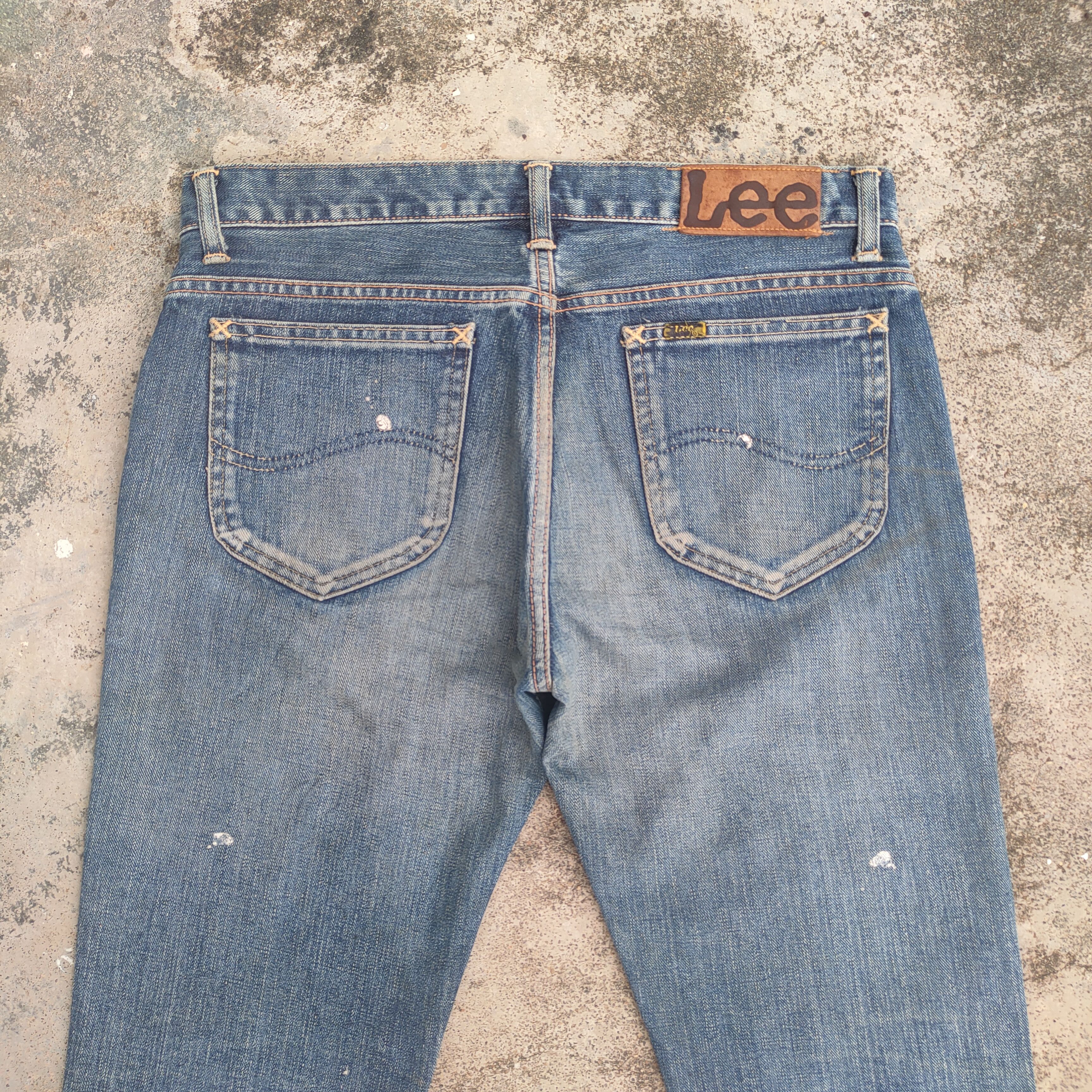 Lee VINTAGE LADY LEE RIDER FADED JEANS DENIM PANTS Size US 32 / EU 48 - 9 Thumbnail