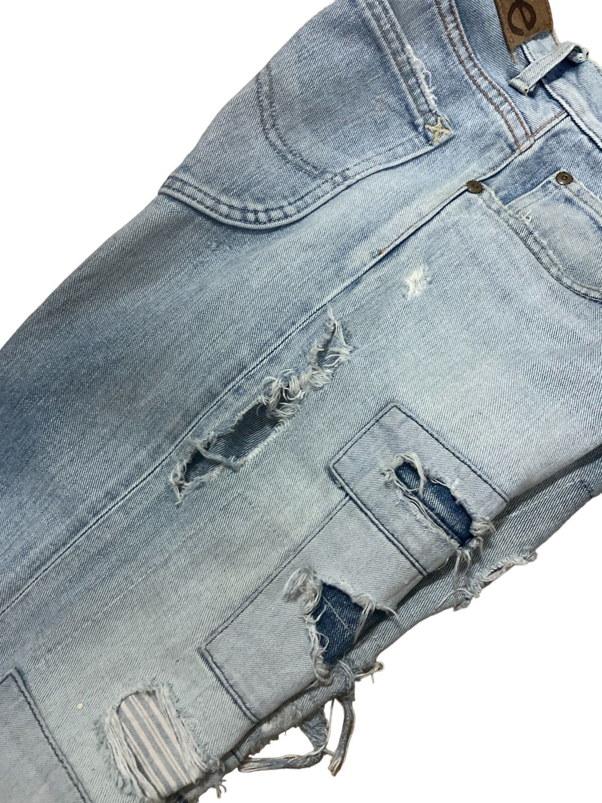 Lee Vintage 90s Lee Cowboy Rider Sanforized Boro Sishoko Jeans Size US 29 - 6 Thumbnail