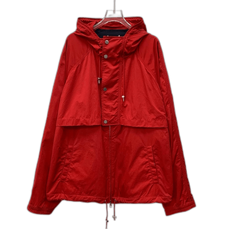 Louis Vuitton Louis Vuitton Red Hooded Long Sleeve Jacket Size US XXL / EU 58 / 5 - 1 Thumbnail