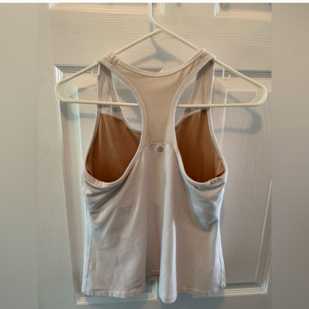 Lululemon Lululemon Cool Racerback Tank Angel Wing Built-In Bra XS/S Size XS / US 0-2 / IT 36-38 - 7 Thumbnail