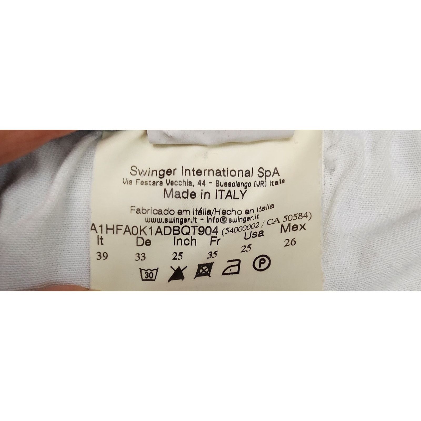 Versace VERSACE Vintage Womens Jeans Low Waist & Skinny Jeans 25 Size 25" / US 0 / IT 36 - 9 Thumbnail