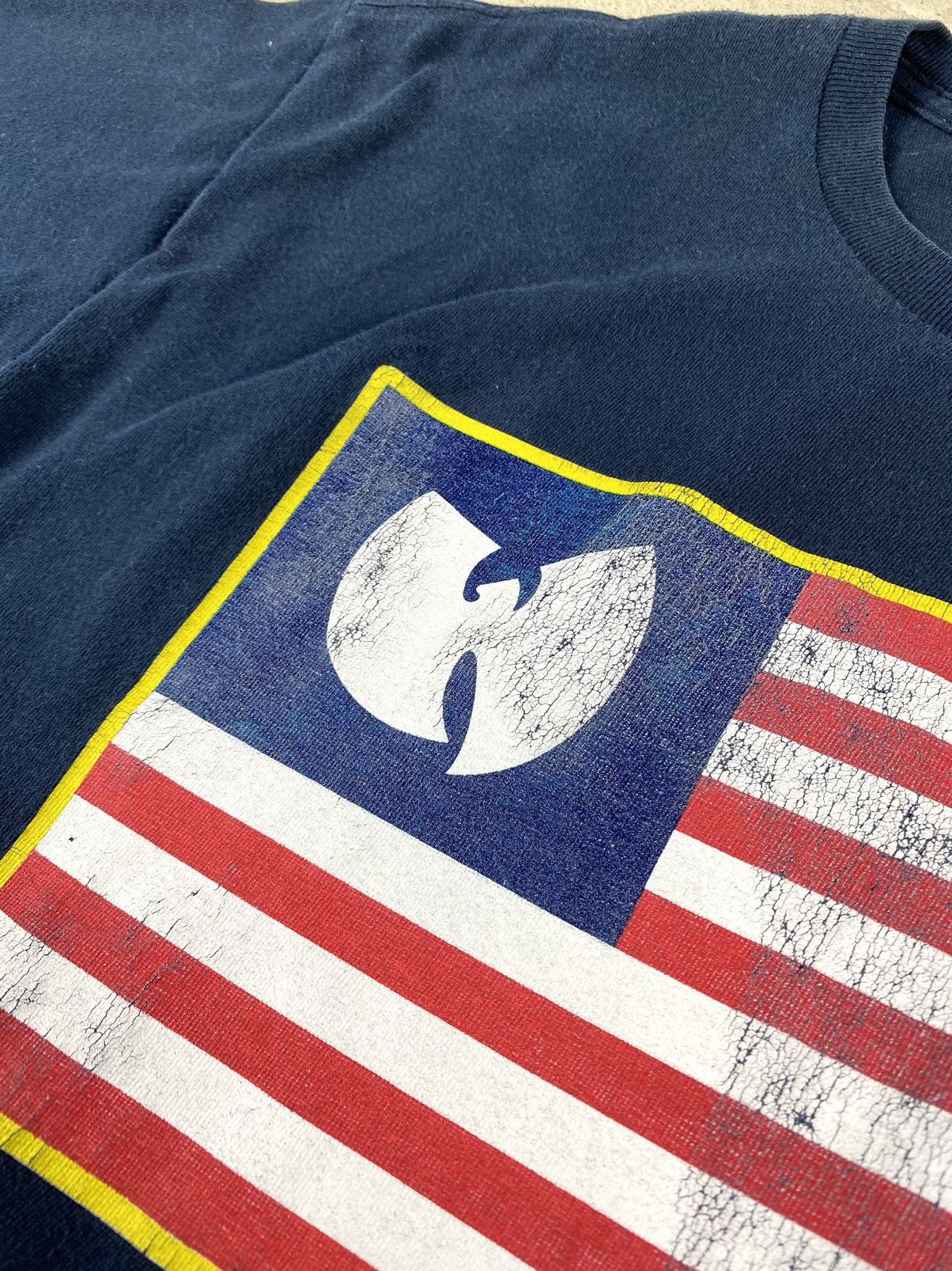 Rap Tees × Vintage × Wu-Tang Clan Vintage 2000's Wu Tang Clan T Shirt Logo Y2K Rap Hip Hop Size US M / EU 48-50 / 2 - 5 Thumbnail