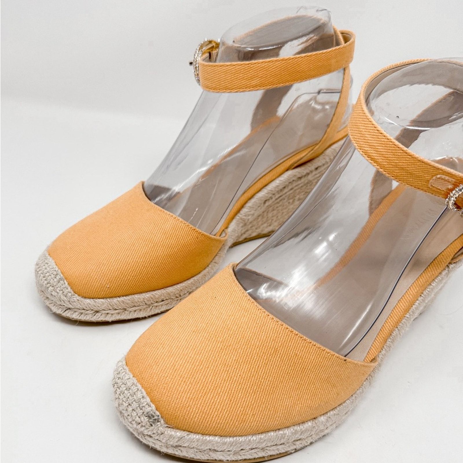 Stuart Weitzman Stuart Weitzman Mango Espadrille Wedge Sandal, NEW, Size 9 Size US 9 / IT 39 - 2 Thumbnail