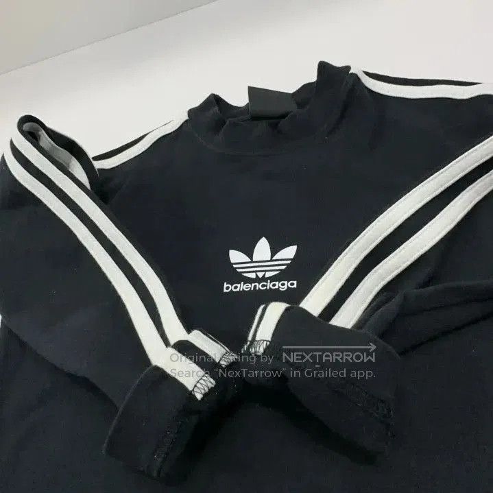 Balenciaga Balenciaga x Adidas Classic Logo Long Sleeve Sweatshirt. Size US S / EU 44-46 / 1 - 6 Thumbnail