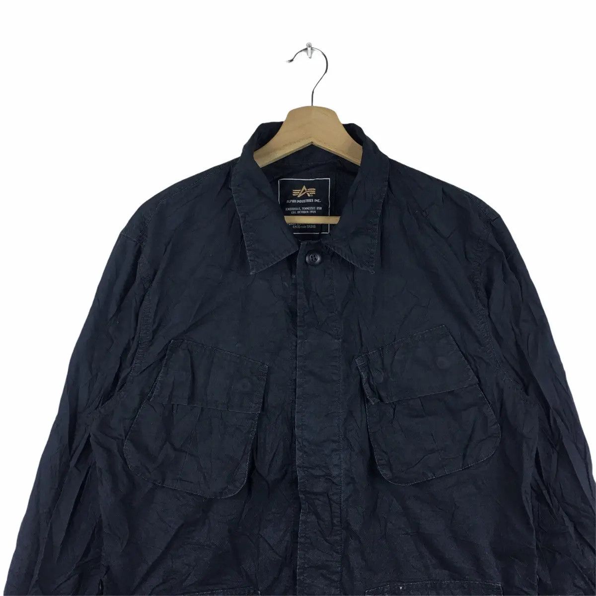 Alpha Industries Vtg ALPHA INDUSTRIES USA Bomber Flight Jacket Parka Trench Size US L / EU 52-54 / 3 - 2 Thumbnail