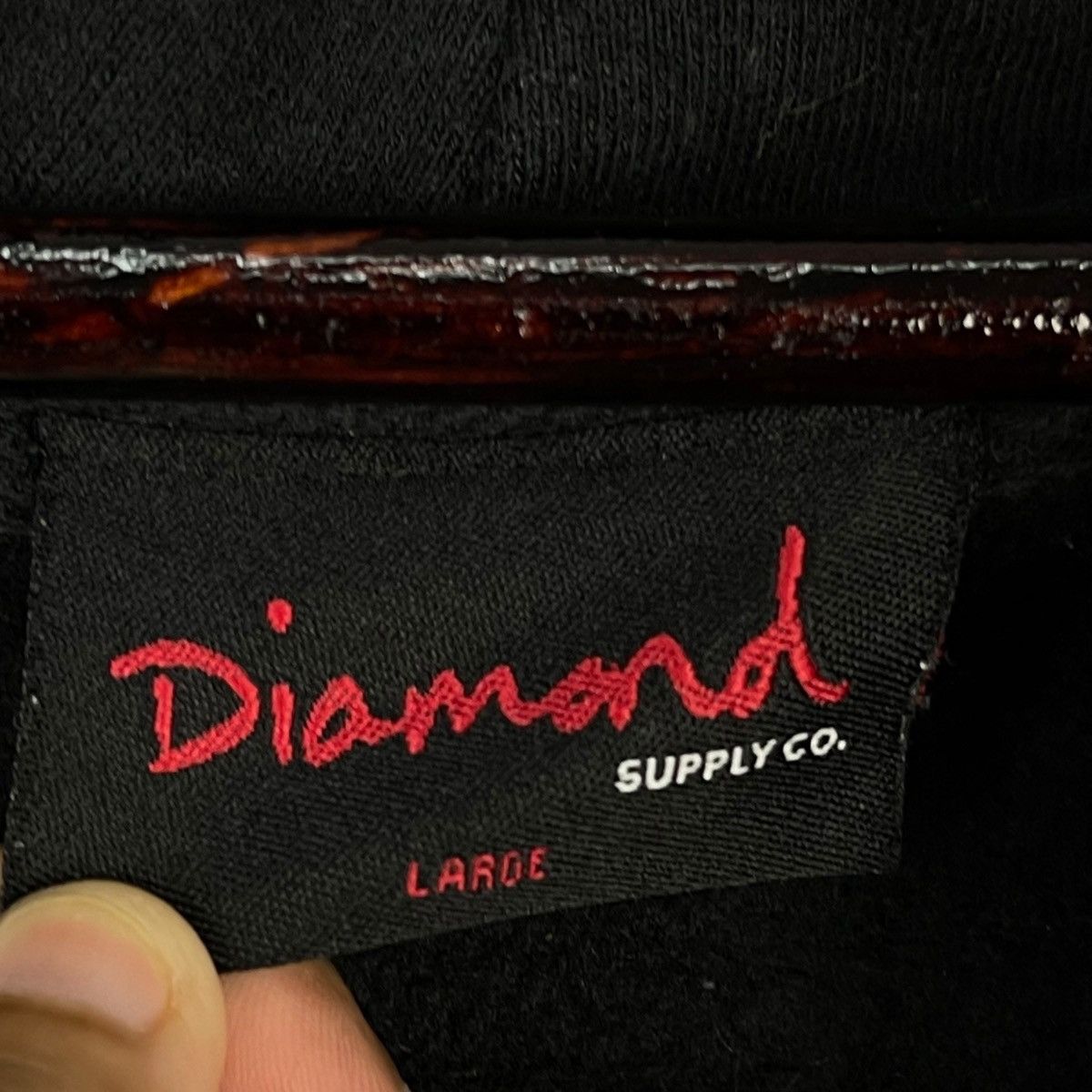 Diamond Supply Co. × Vintage Diamond Life Sweatshirt Hoodie Fullzip Black Pullover Size US L / EU 52-54 / 3 - 6 Thumbnail
