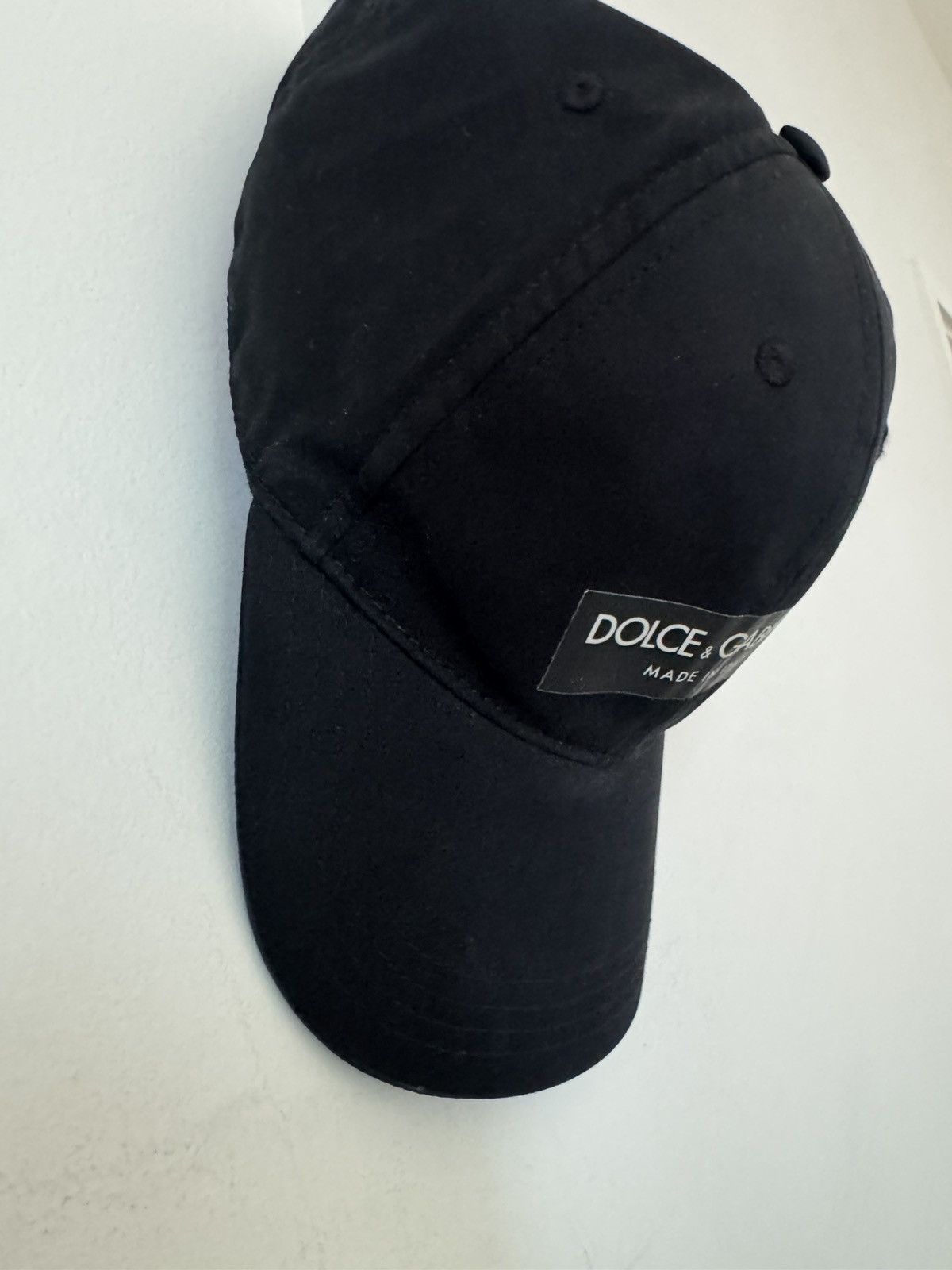 Dolce & Gabbana Dolce & Gabbana Logo Baseball Cap – Black Size ONE SIZE - 3 Thumbnail