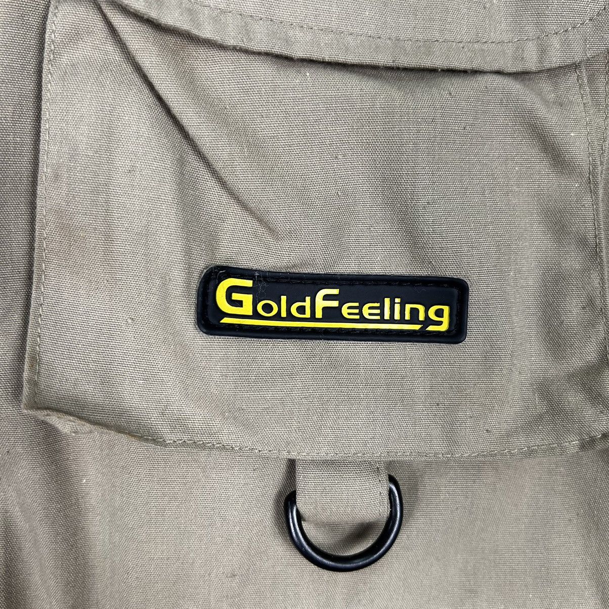 Japanese Brand 🔥 GOLD FELING MULTI POCKET FISHING VEST Size US L / EU 52-54 / 3 - 15 Thumbnail