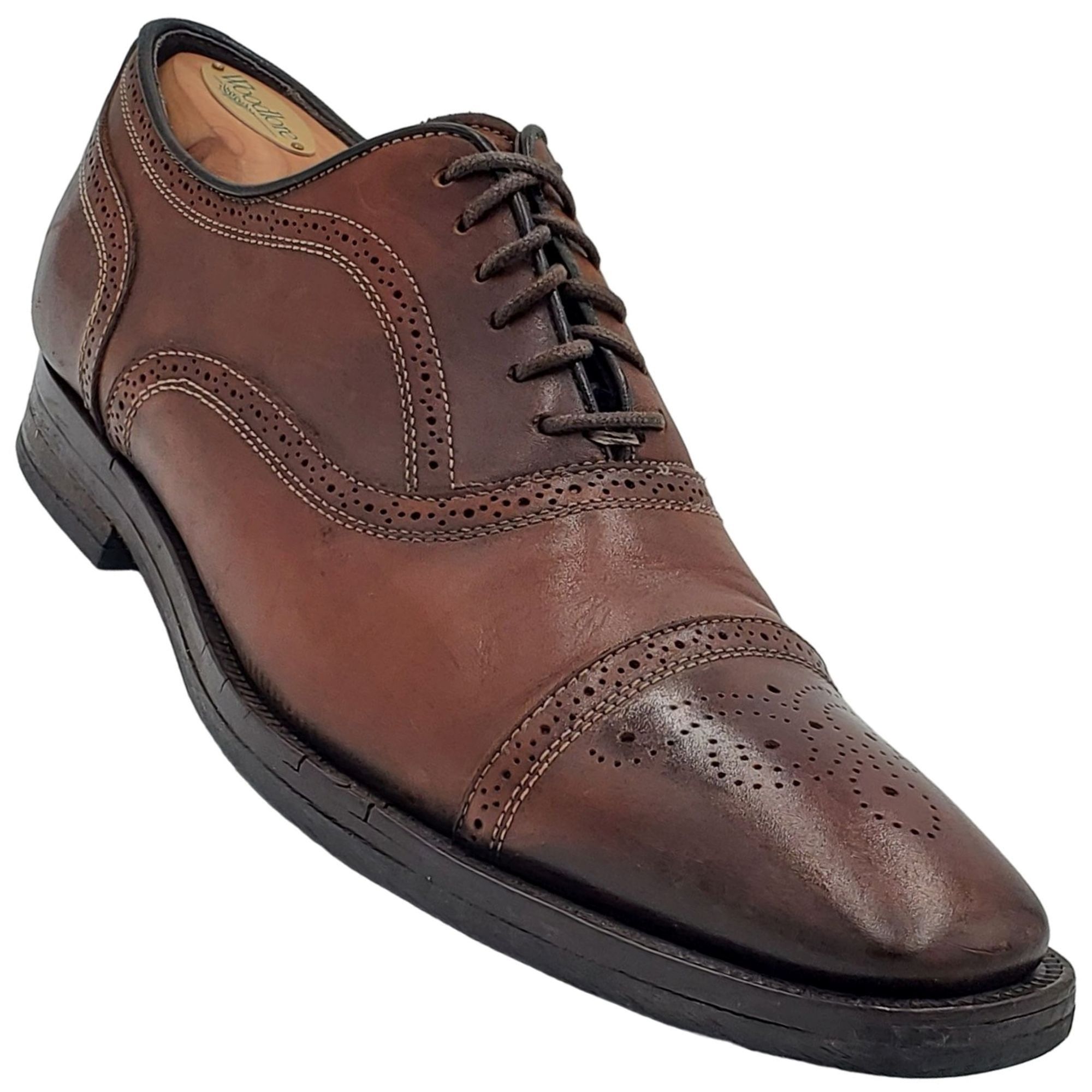 To Boot New York To Boot New York Italy Men 8.5 Antiqued Brown Leather Dress Size US 8.5 / EU 41-42 - 10 Thumbnail