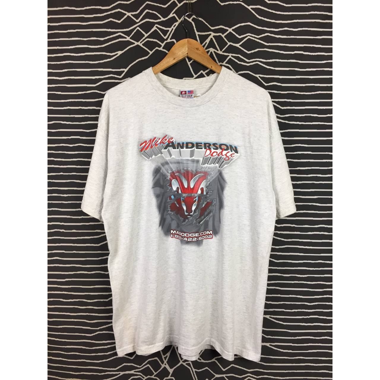 Vintage Vtg Bayside Mike Anderson Dodge Dealership Promo Tee Size US XL / EU 56 / 4 - 1 Thumbnail