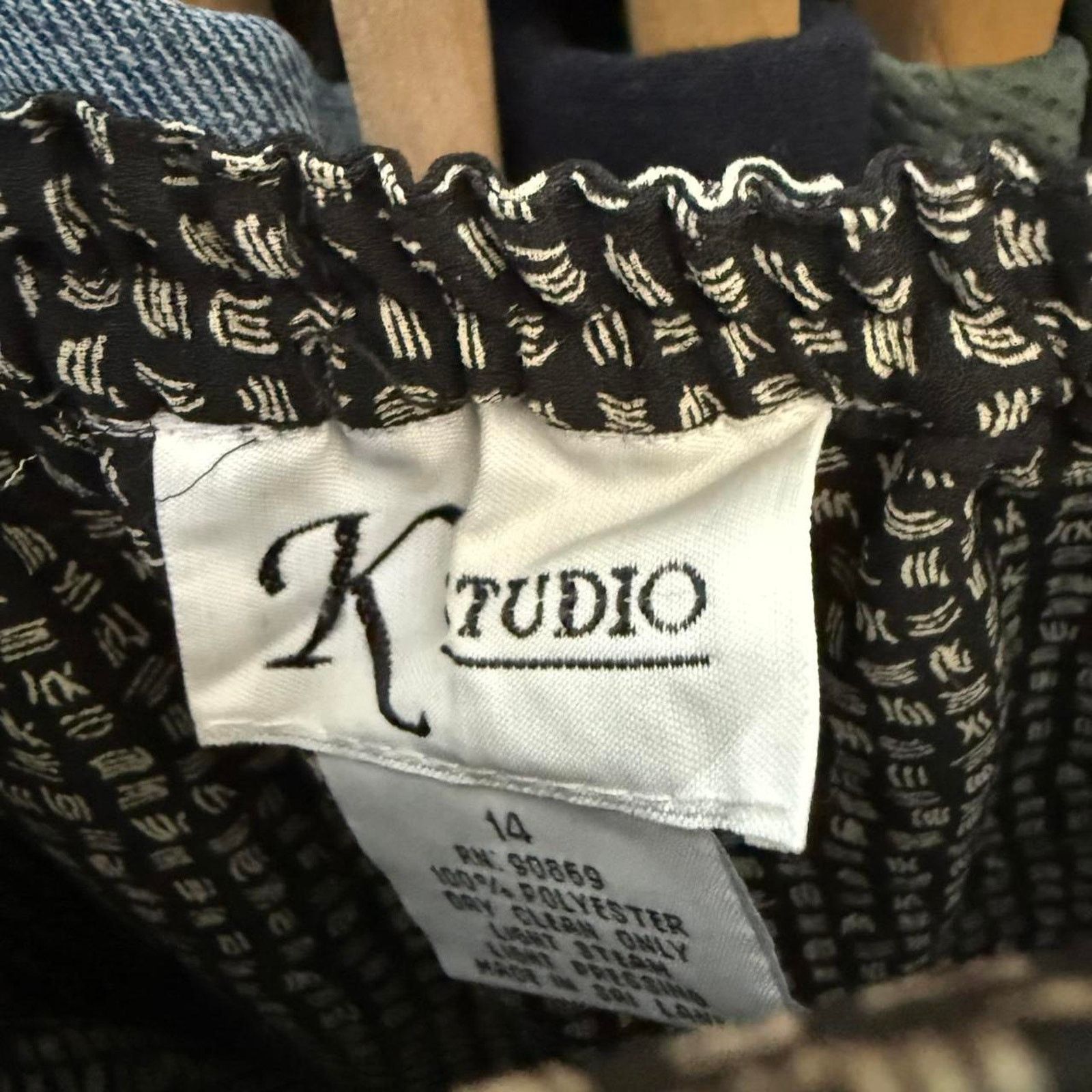 Other Vintage 90s K Studio Womens Maxi Skirt With Cute Pattern Size 34" / US 12 / IT 48 - 4 Thumbnail