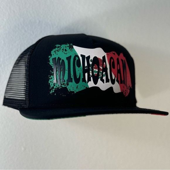 Designer NEW MEXICO MICHOACAN FLAT BILL TRUCKER CAP Size ONE SIZE - 3 Thumbnail
