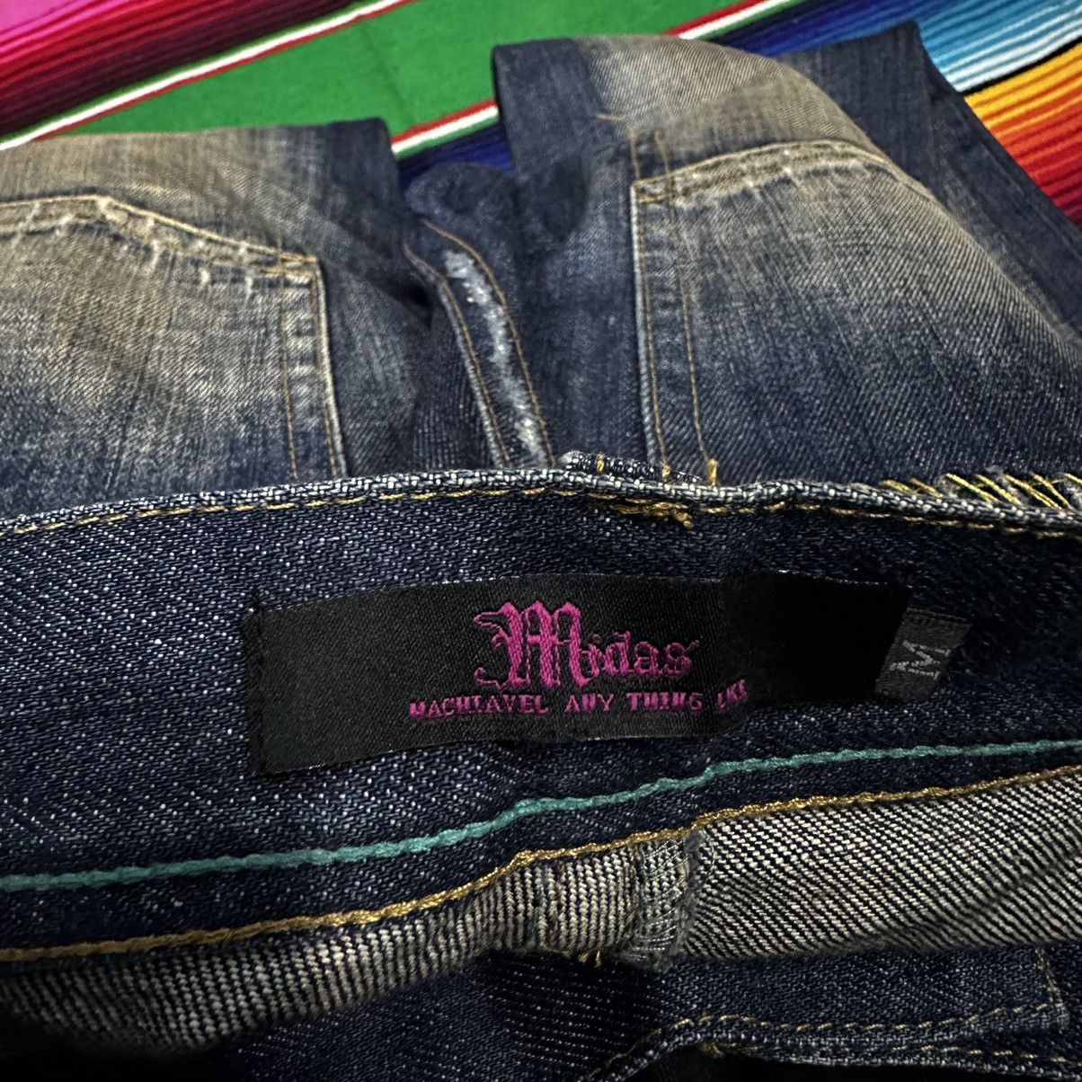 Kapital 💥Distress Denim💥 Japanesebrand Midas Crazy Design💥 Size US 32 / EU 48 - 10 Thumbnail