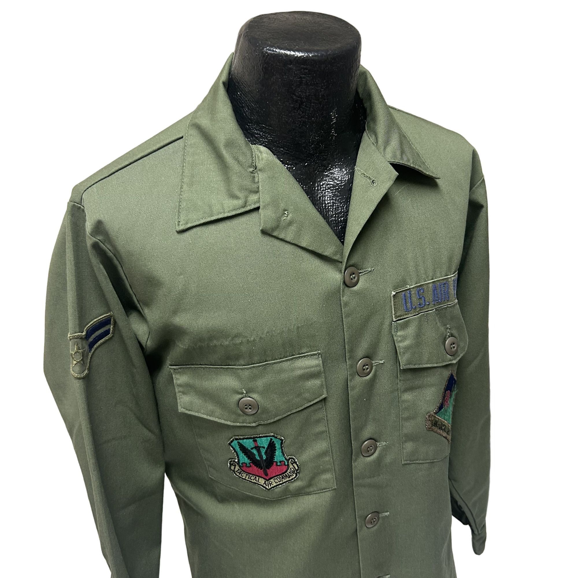 Other Vtg Selma Green USAF 91st TACTICAL Reconnaissance Squadron Size US XL / EU 56 / 4 - 2 Thumbnail
