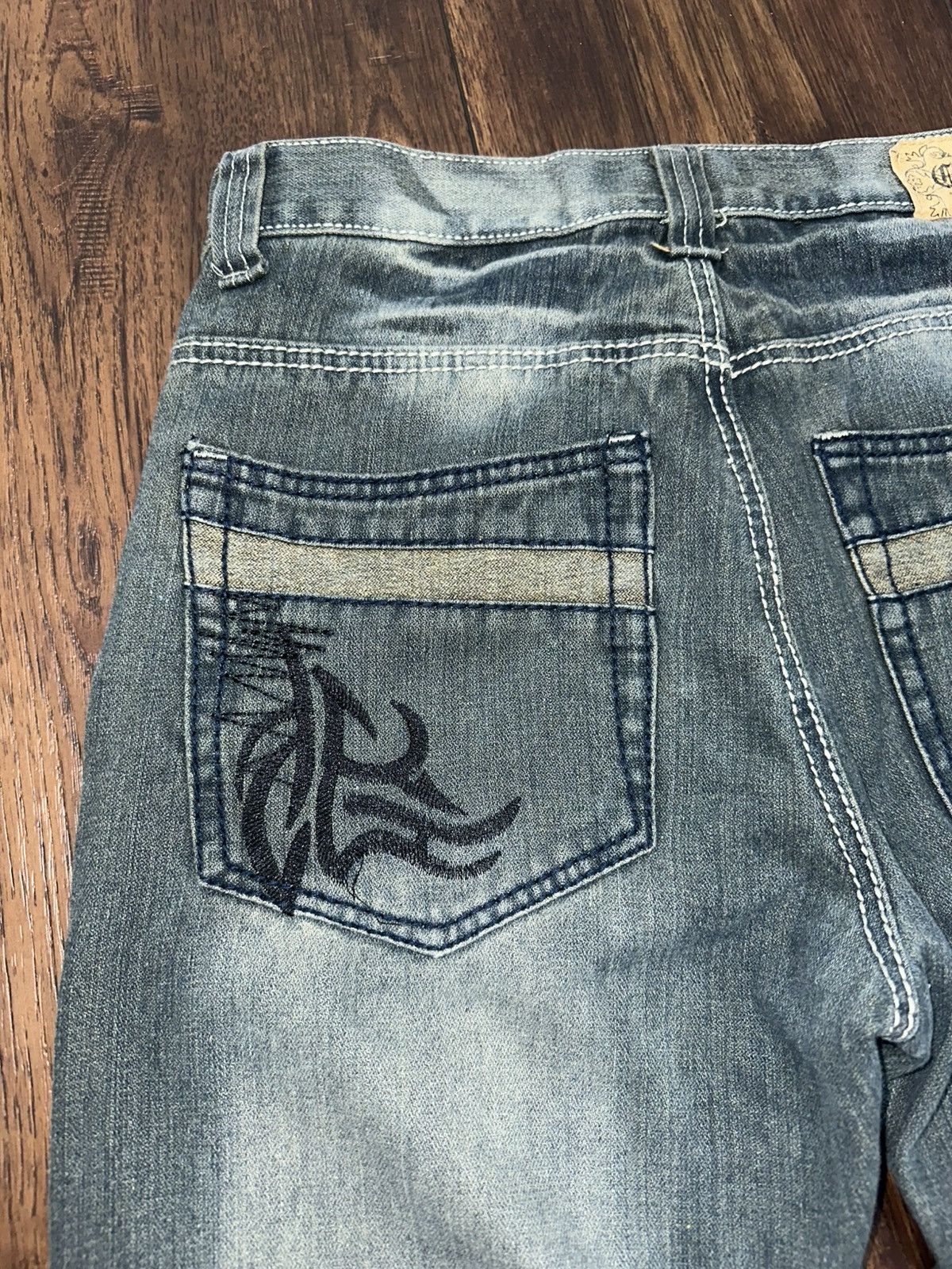 Japanese Brand × Vintage Baggy Blue Denim Size US 32 / EU 48 - 3 Thumbnail