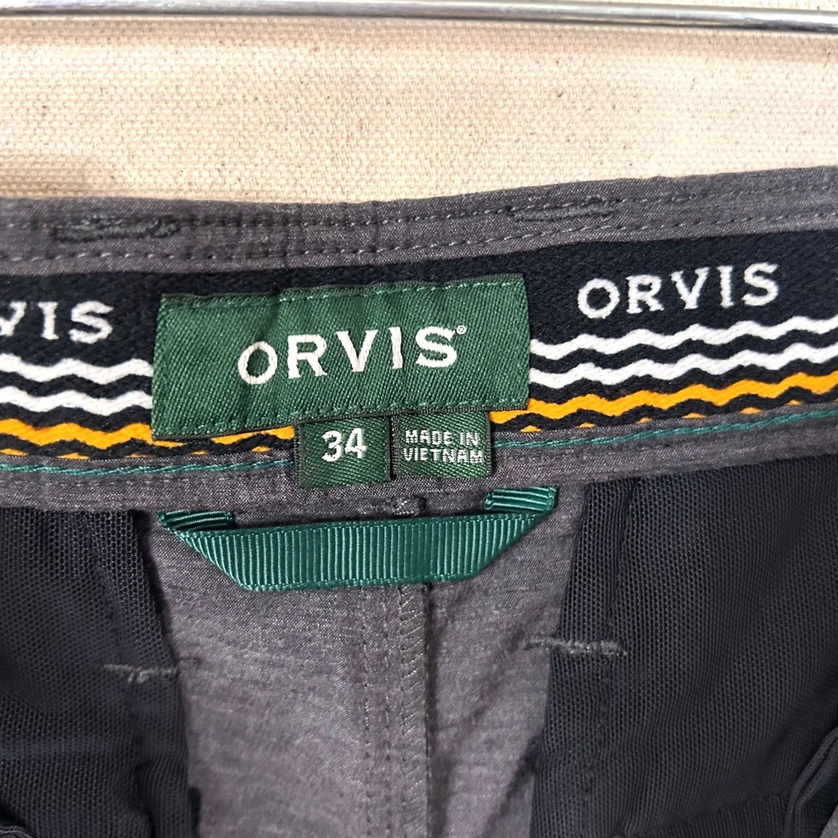 Orvis Orvis Gray Heather Cotton Blend Adapt Short Outdoors Quick Dry Chino 34x7.5 Mens Size US 34 / EU 50 - 3 Thumbnail