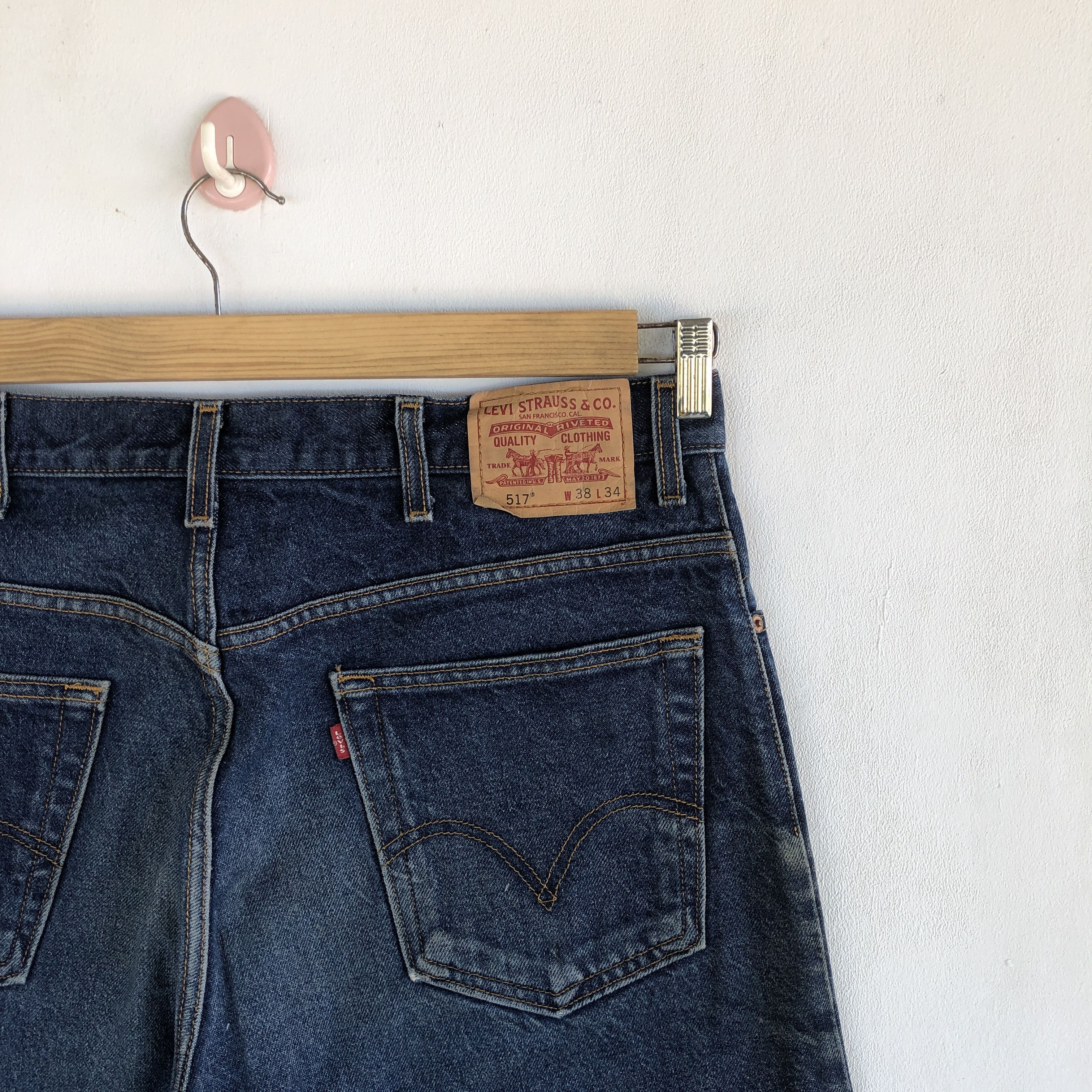 Levi's Vintage Levi's 517 Jeans Boot Cut Flare Denim Wide Leg Pants Size US 38 / EU 54 - 5 Thumbnail