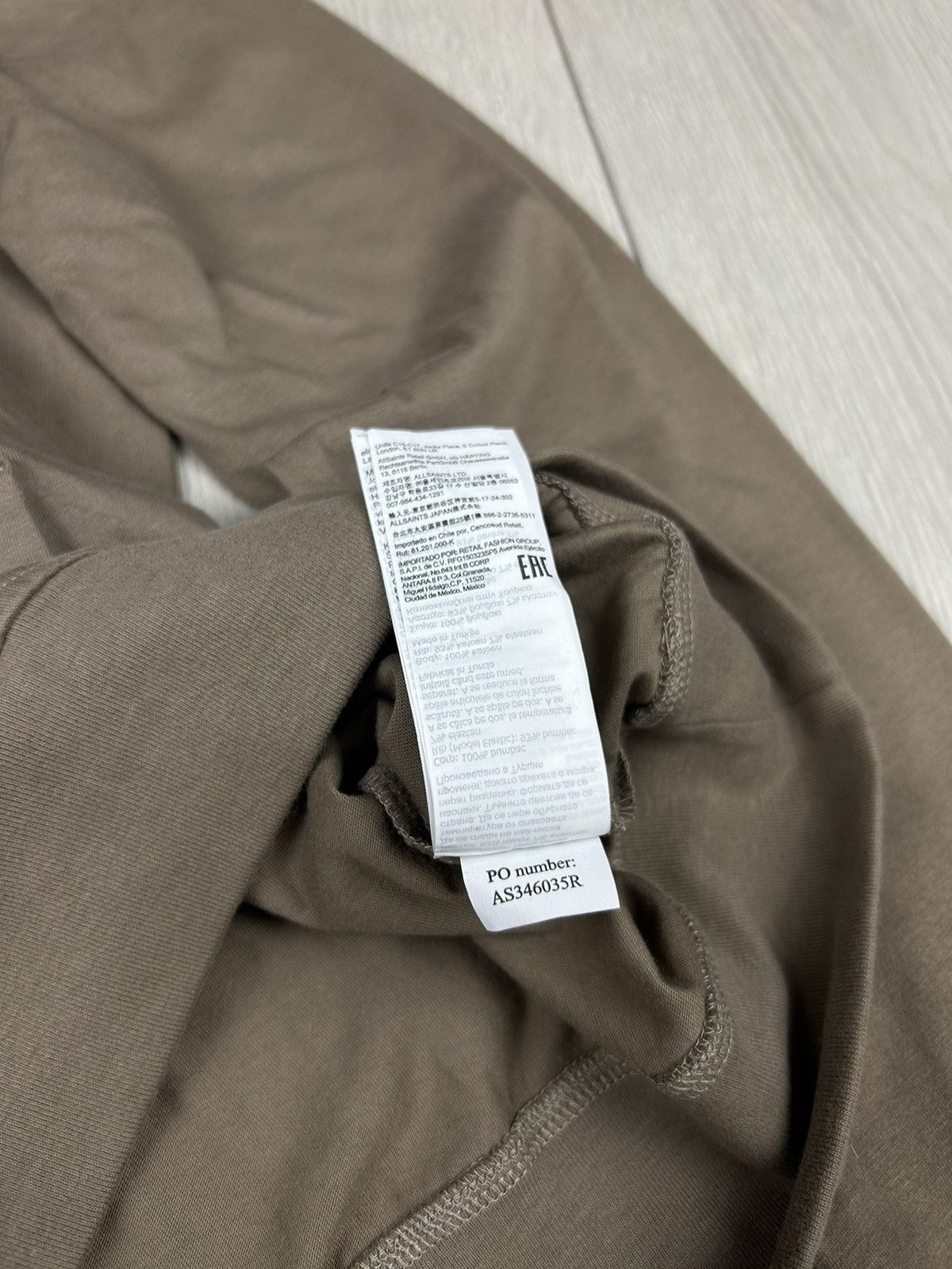 Allsaints AllSaints Men’s Hoodie Size S Size US S / EU 44-46 / 1 - 8 Thumbnail