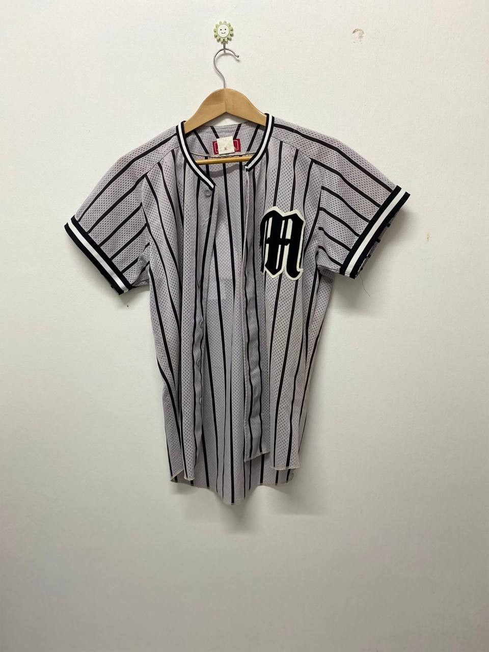 image of Avant Garde x Jersey Reward s Baseball Jersey Nice Design in Black White (Size Medium)