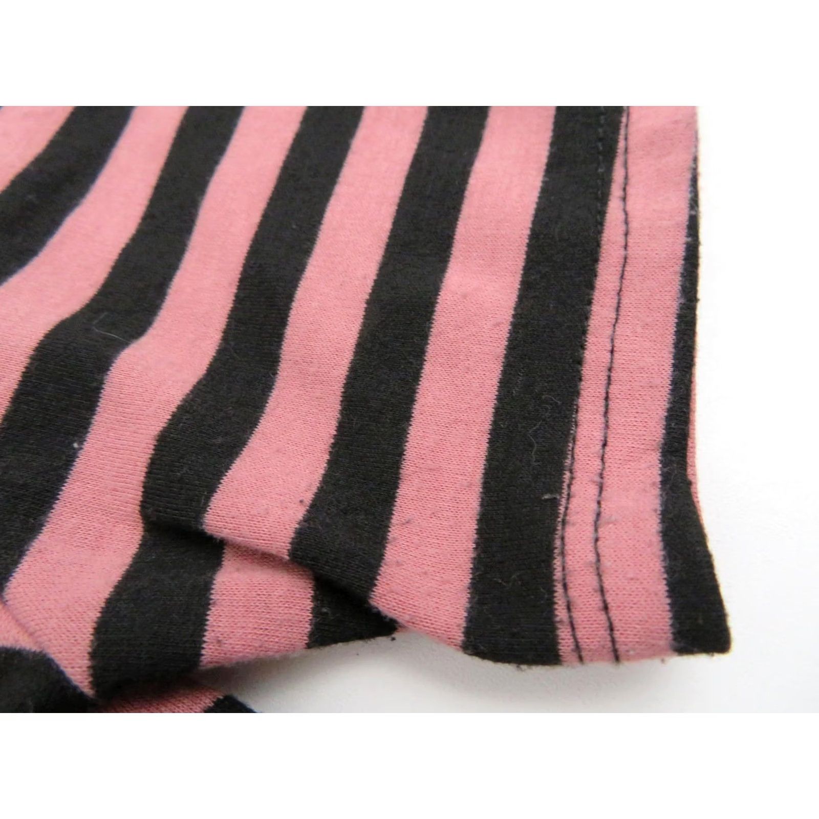 Vintage LuLaRoe Women's Amelia Dress XS Pink Brown Striped Fit & Flare A-Line Size XS / US 0-2 / IT 36-38 - 6 Thumbnail